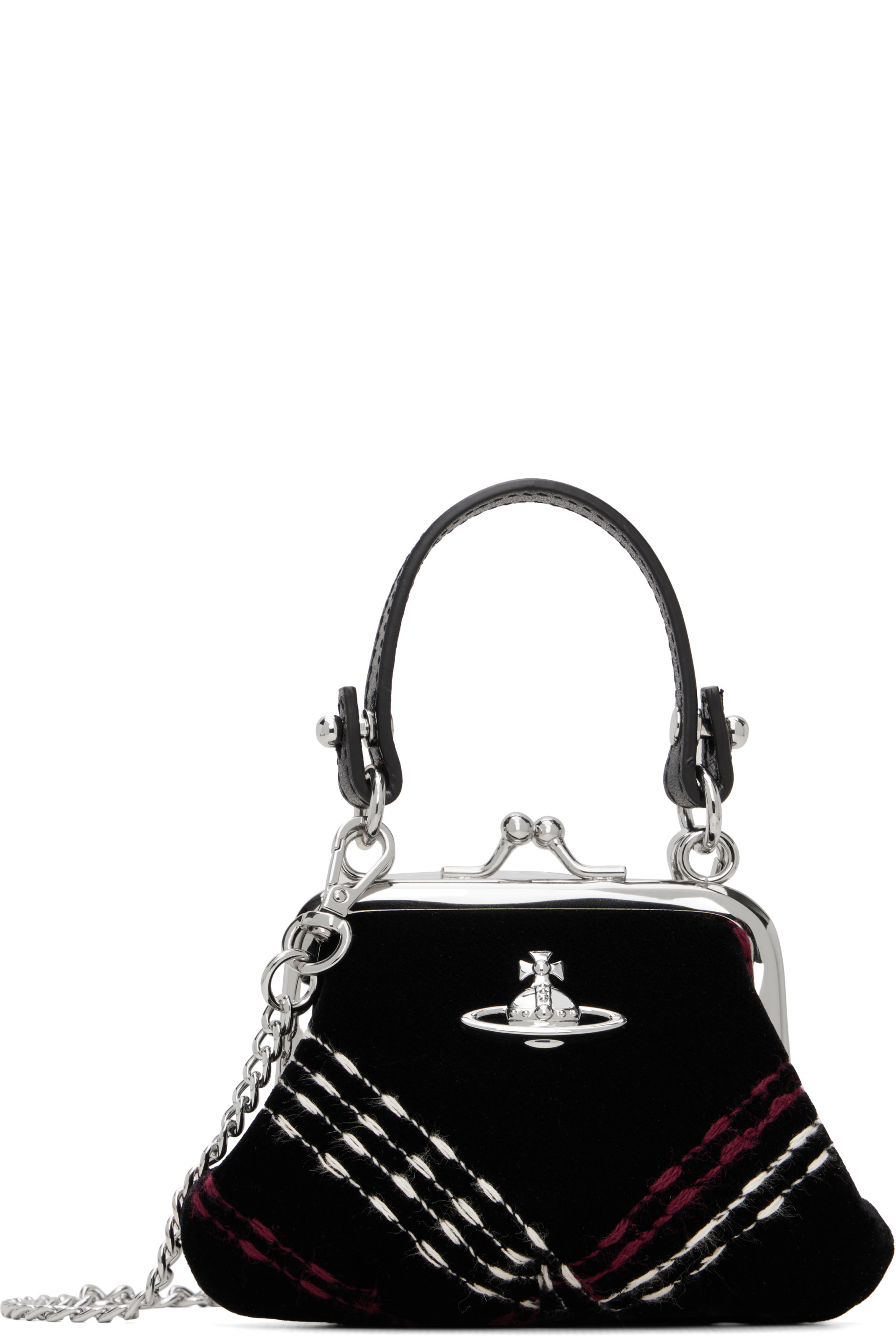 Vivienne Westwood - Black Mini 'Granny Frame' Bag