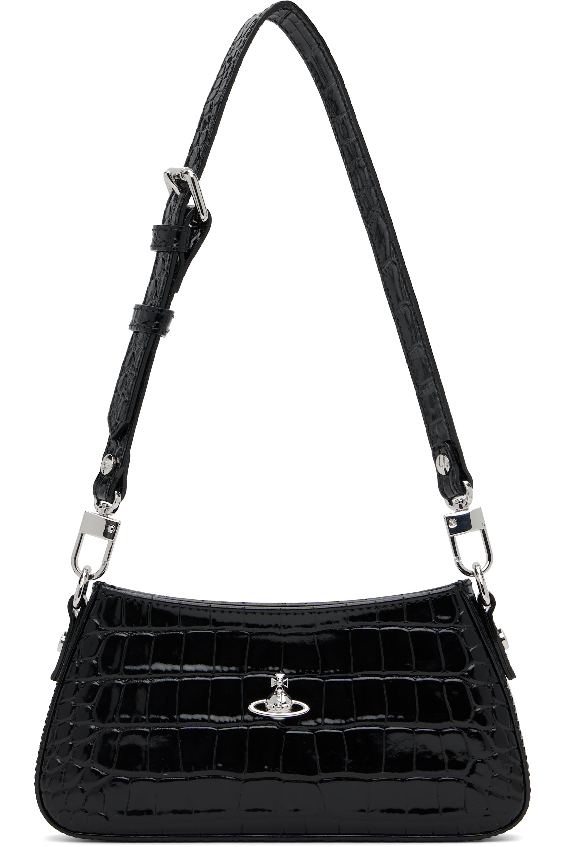 Vivienne Westwood - Sac pour téléphone porté épaule Tasha noir