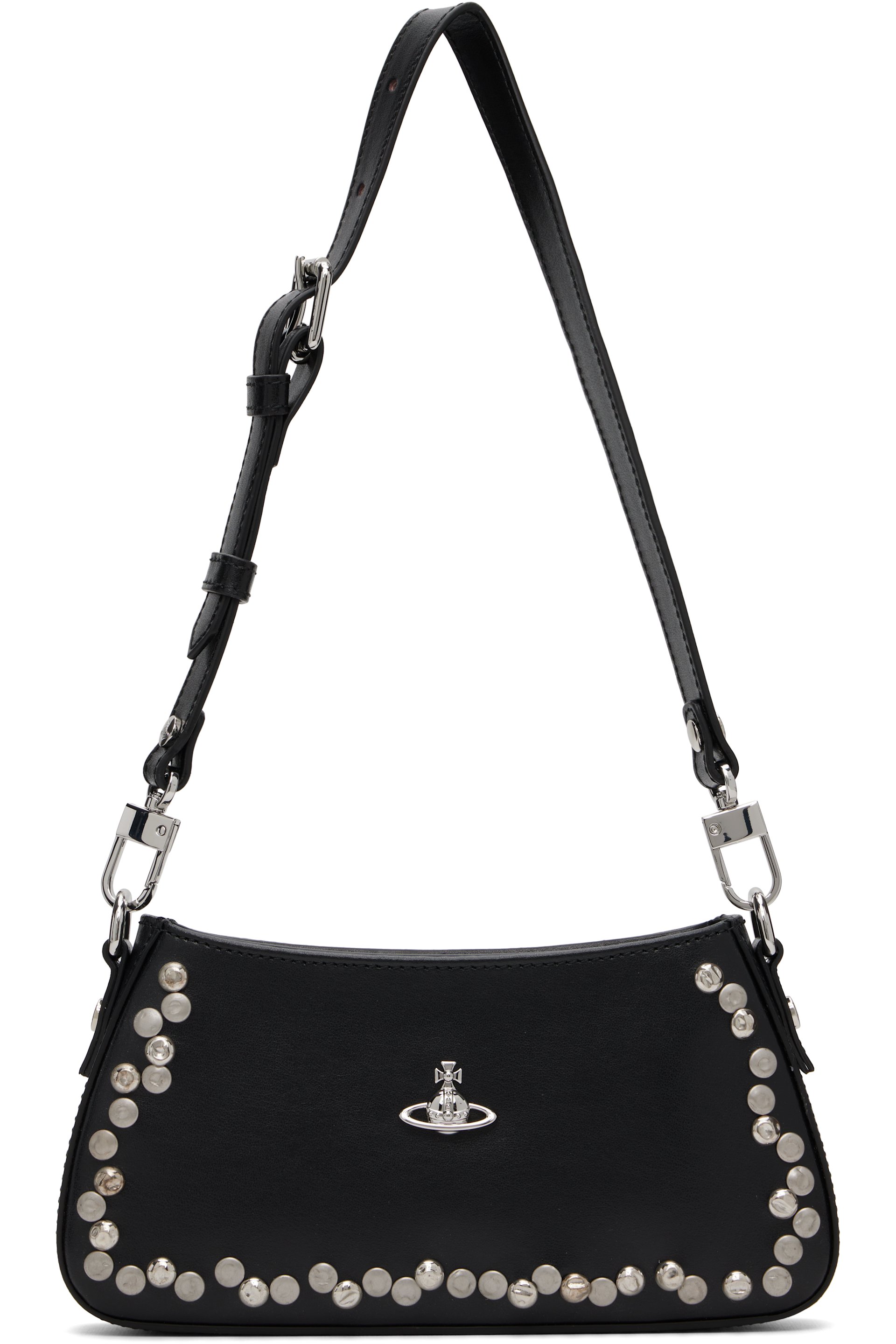 Vivienne Westwood - Sac pour téléphone porté épaule Tasha noir