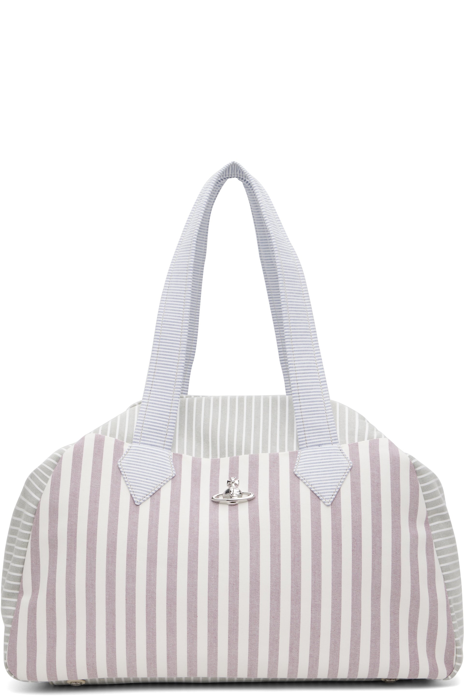 Vivienne Westwood - Grand sac Archive bourgogne et gris