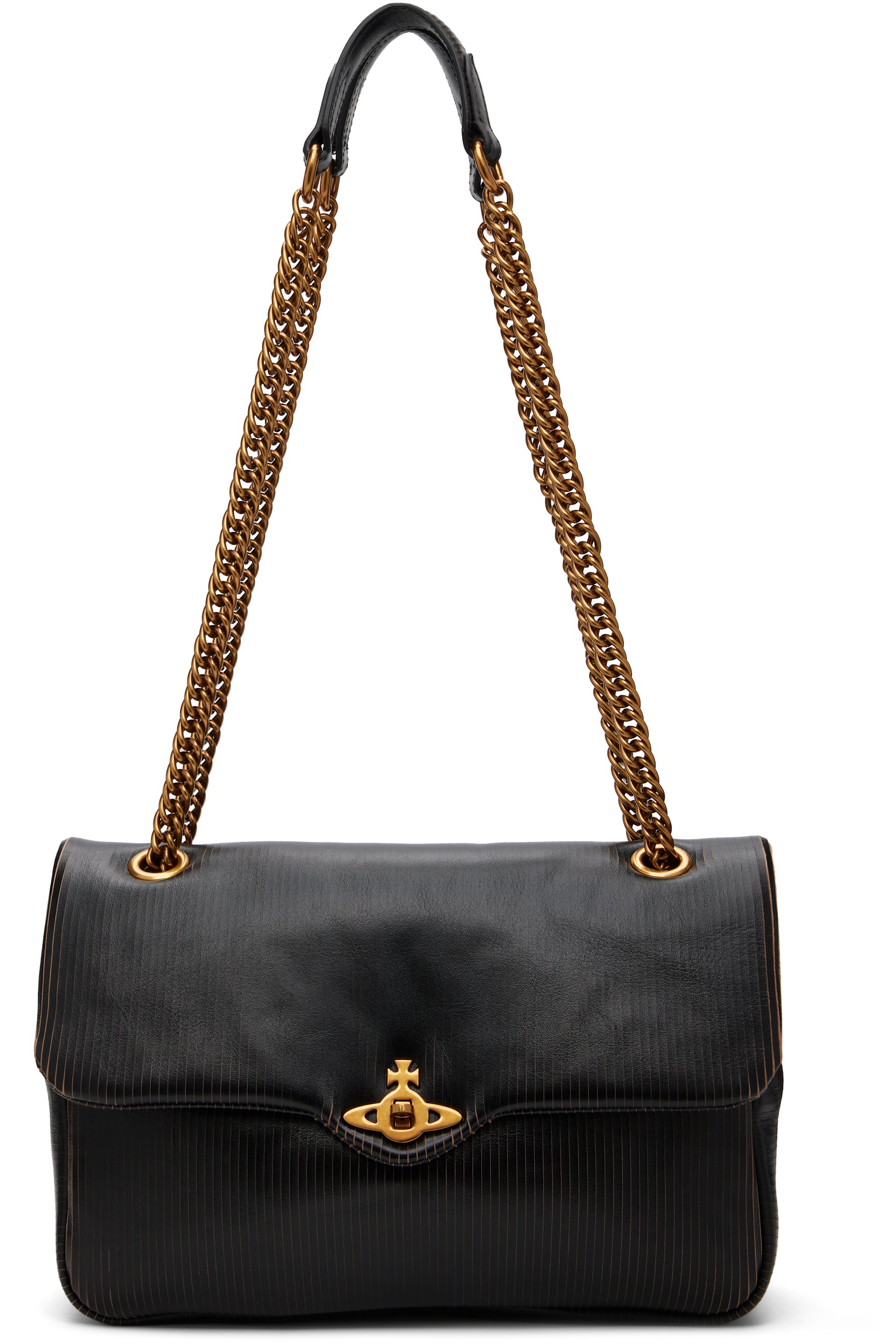 Vivienne Westwood - Moyen sac porté épaule Anita noir
