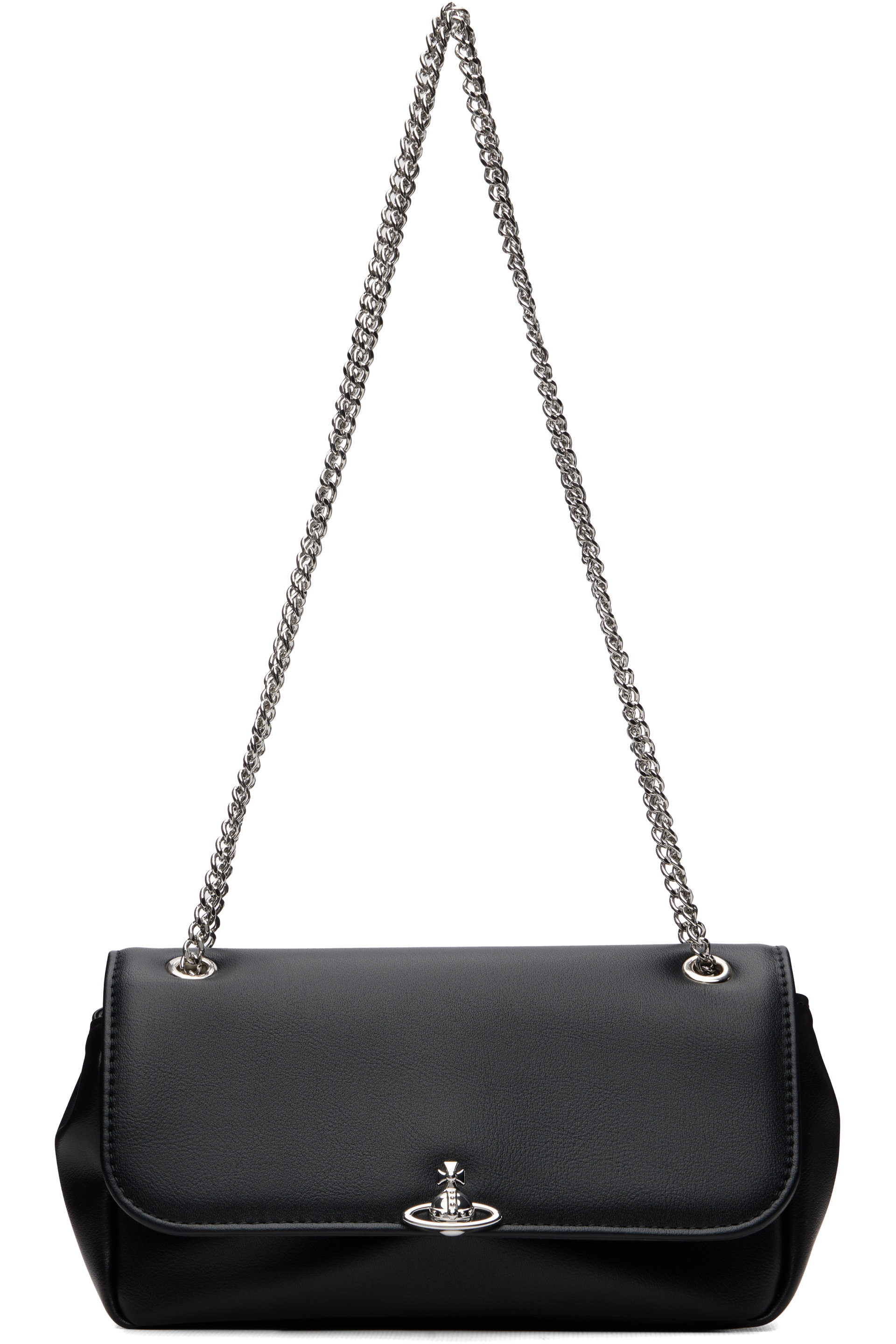 Vivienne Westwood - Black Chain Crossbody Bag