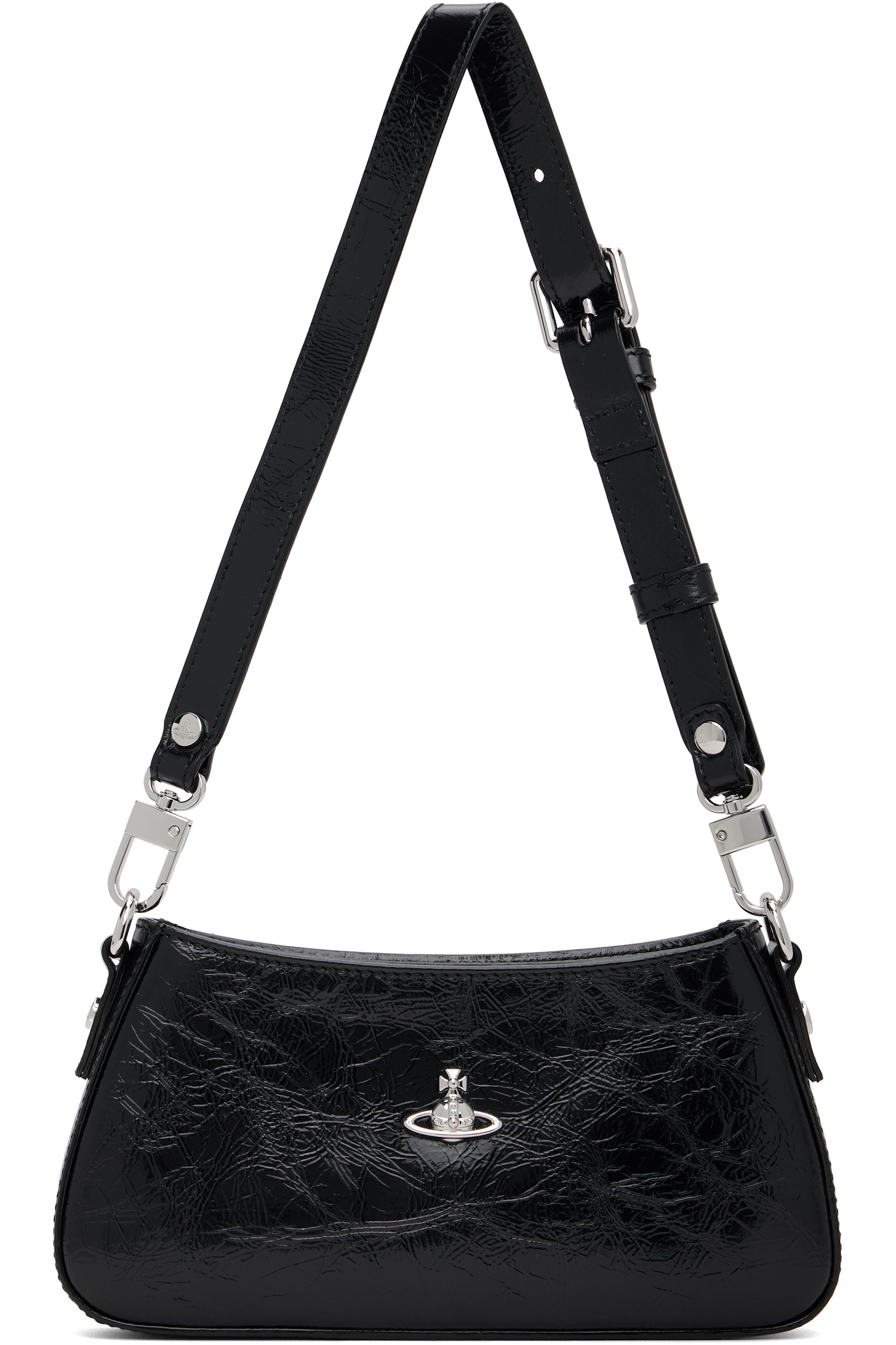 Vivienne Westwood - Black Tasha Shoulder Phone Bag