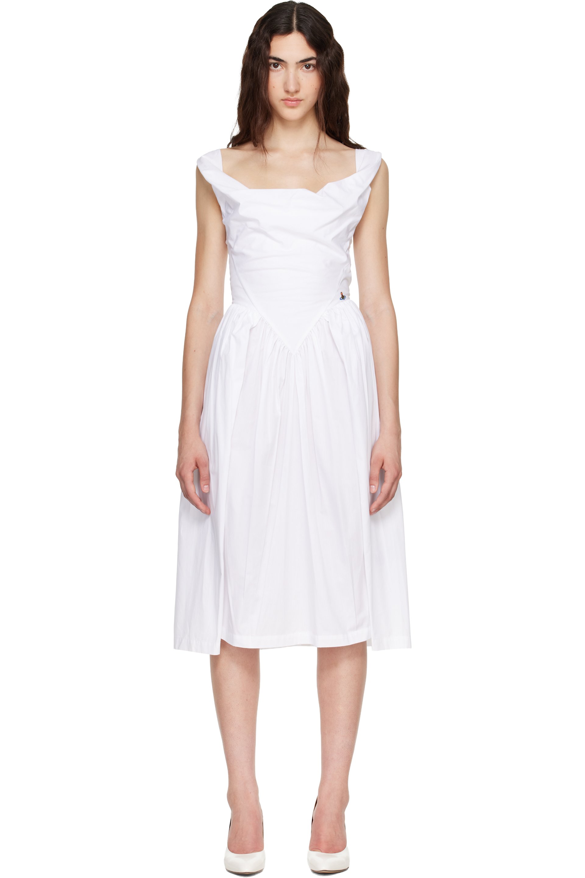 Vivienne Westwood - White Sunday Midi Dress
