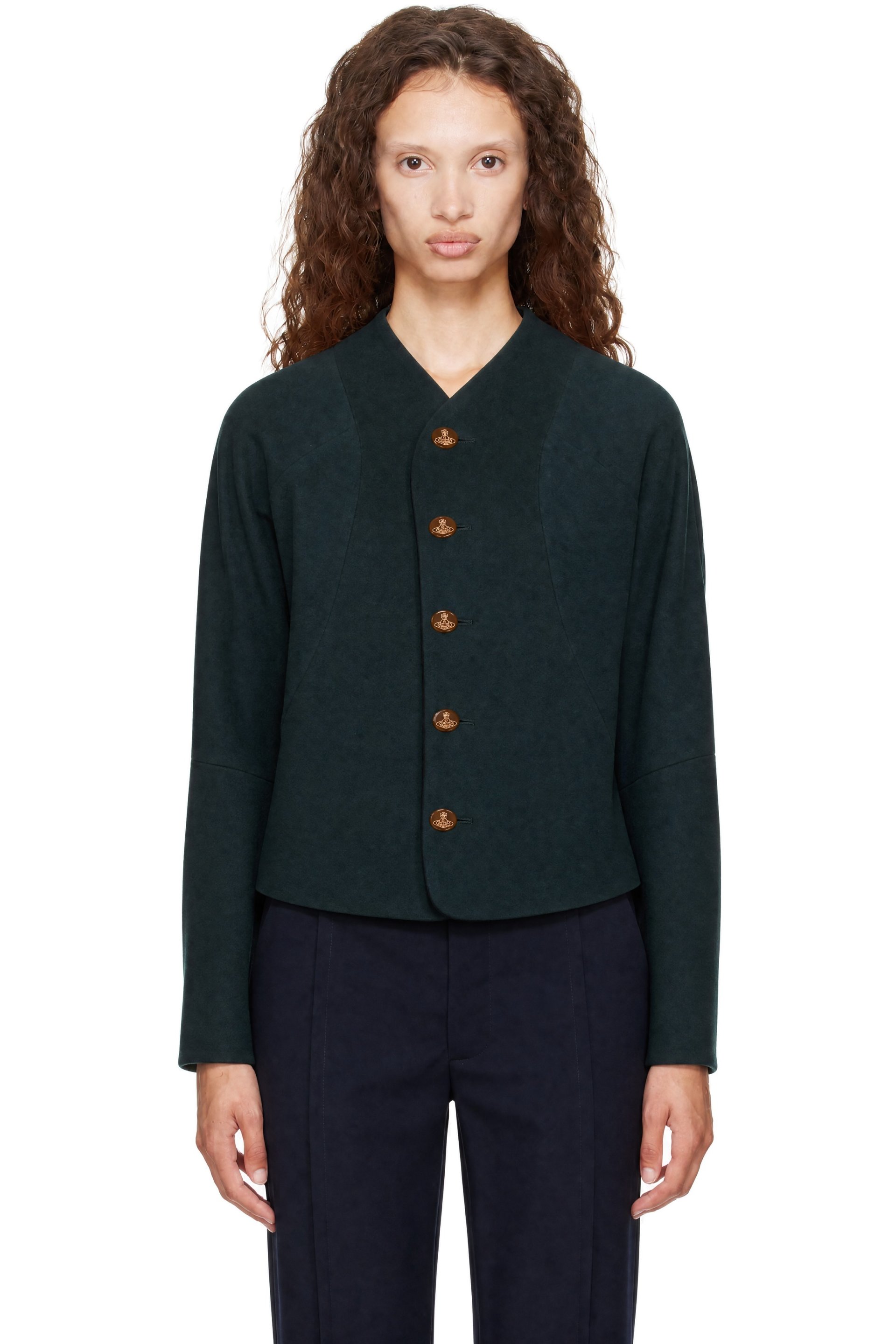 Vivienne Westwood - Green Pourpoint Jacket