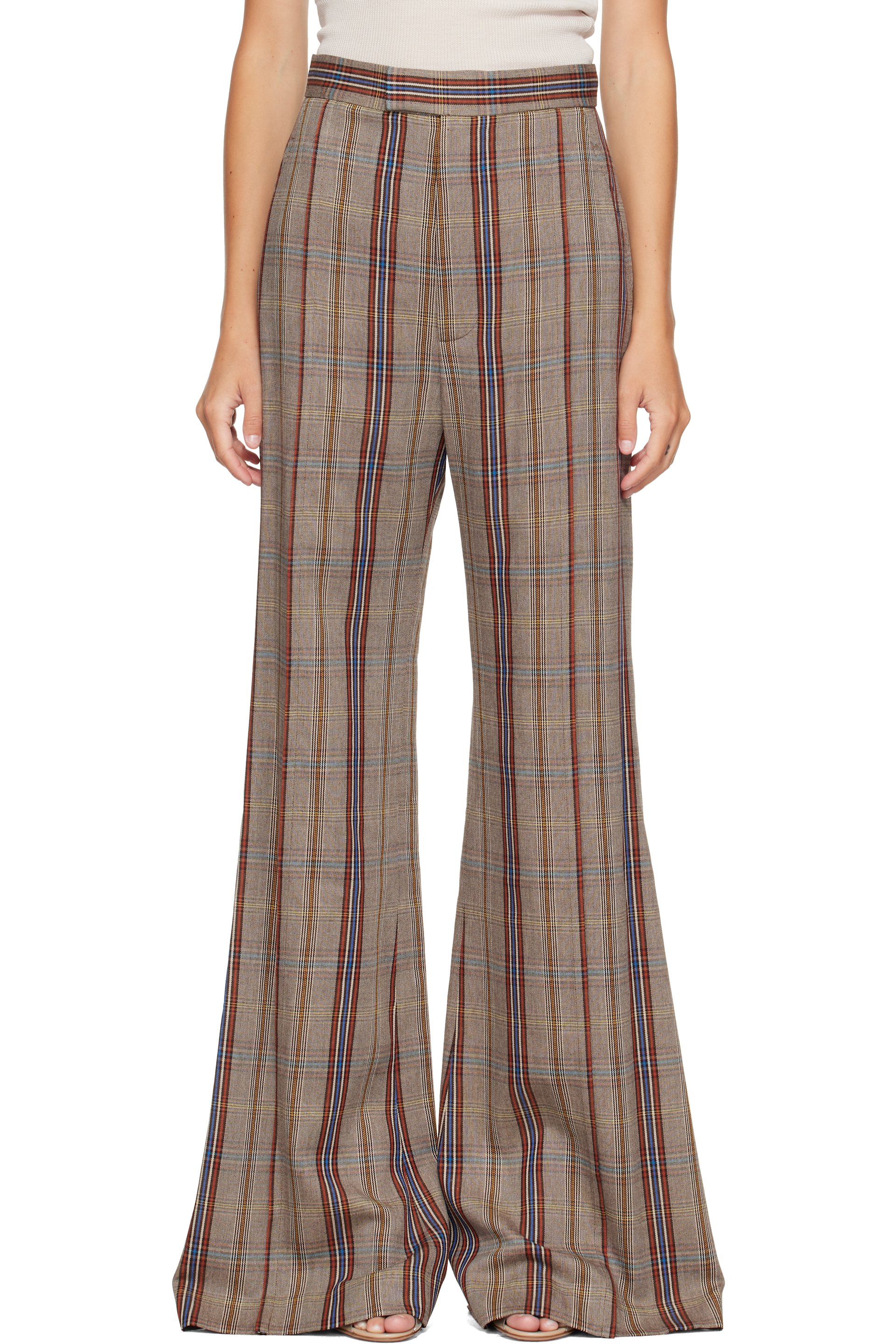 Vivienne Westwood - Brown Wide Leg Trousers