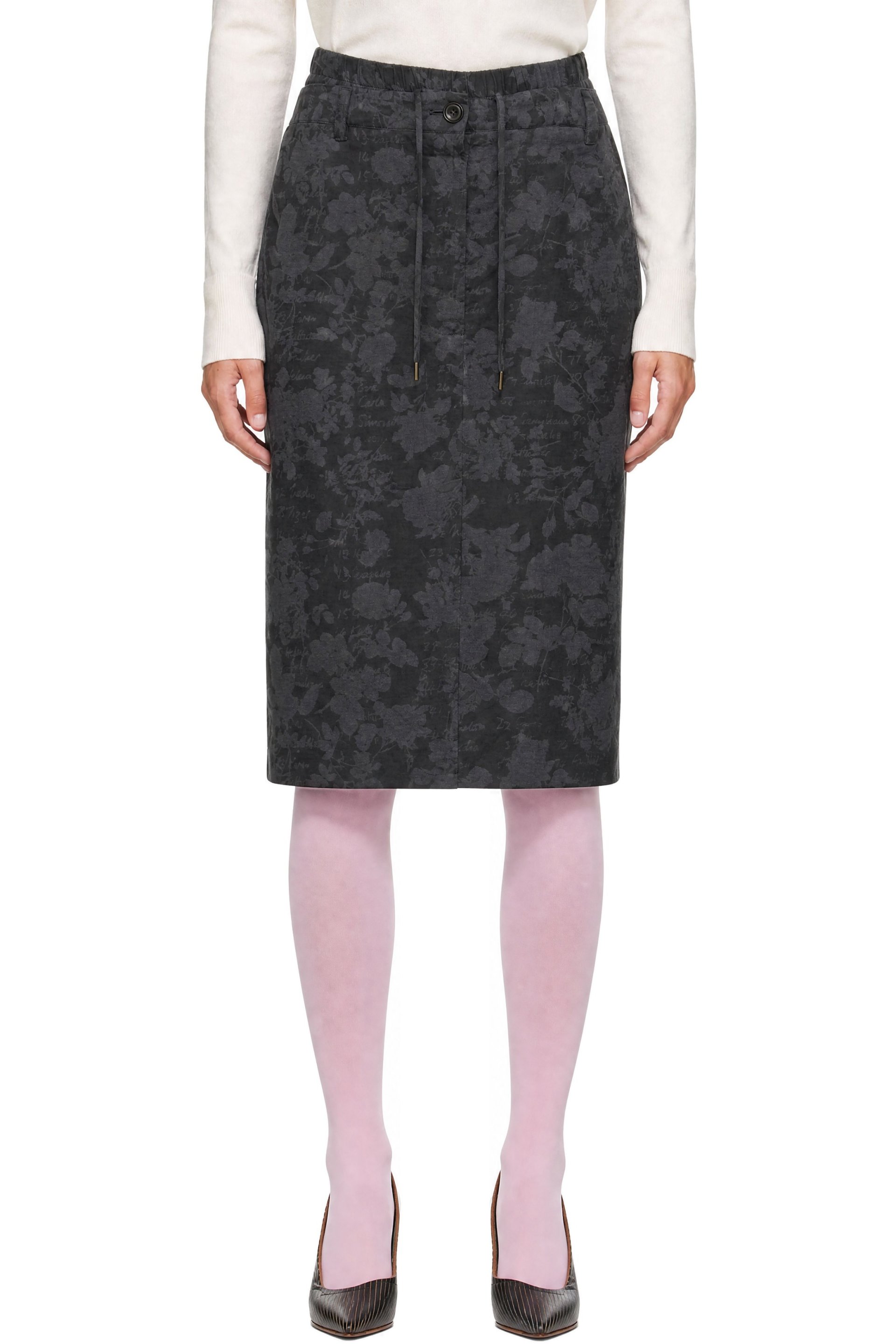Vivienne Westwood - Gray Plumber Midi Skirt