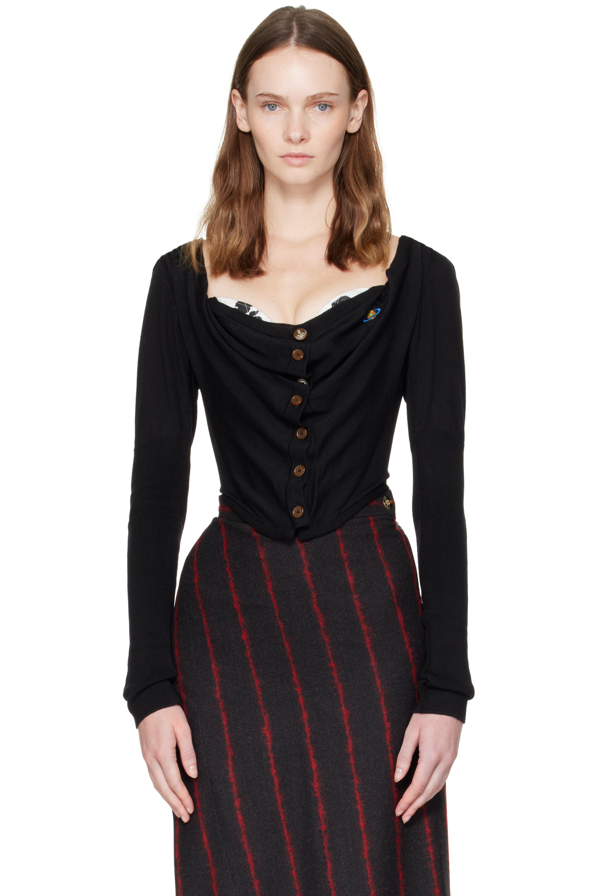 Vivienne Westwood - Black Bea Corset Cardigan