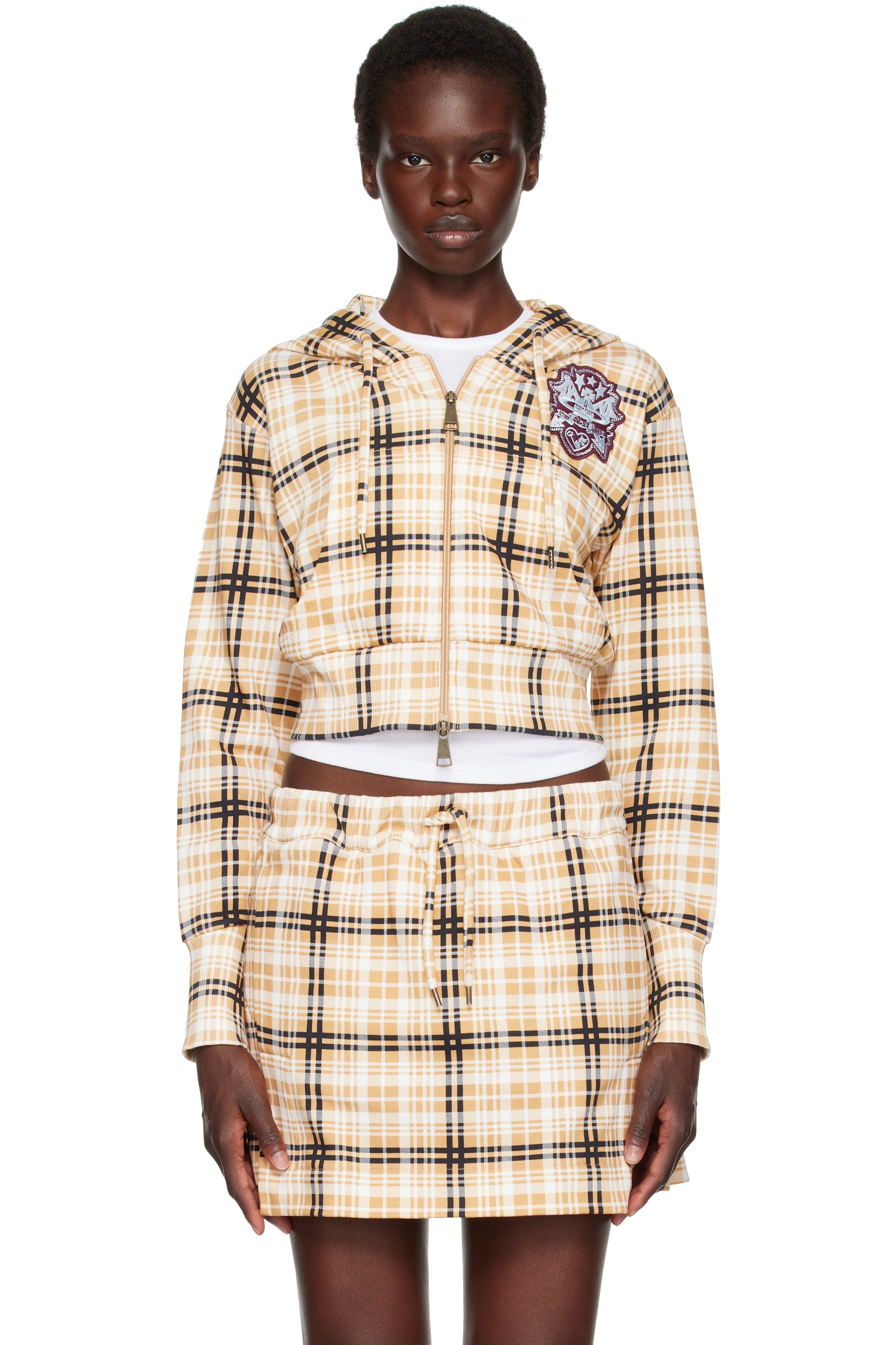 Vivienne Westwood - Pull à capuche Leo brun clair