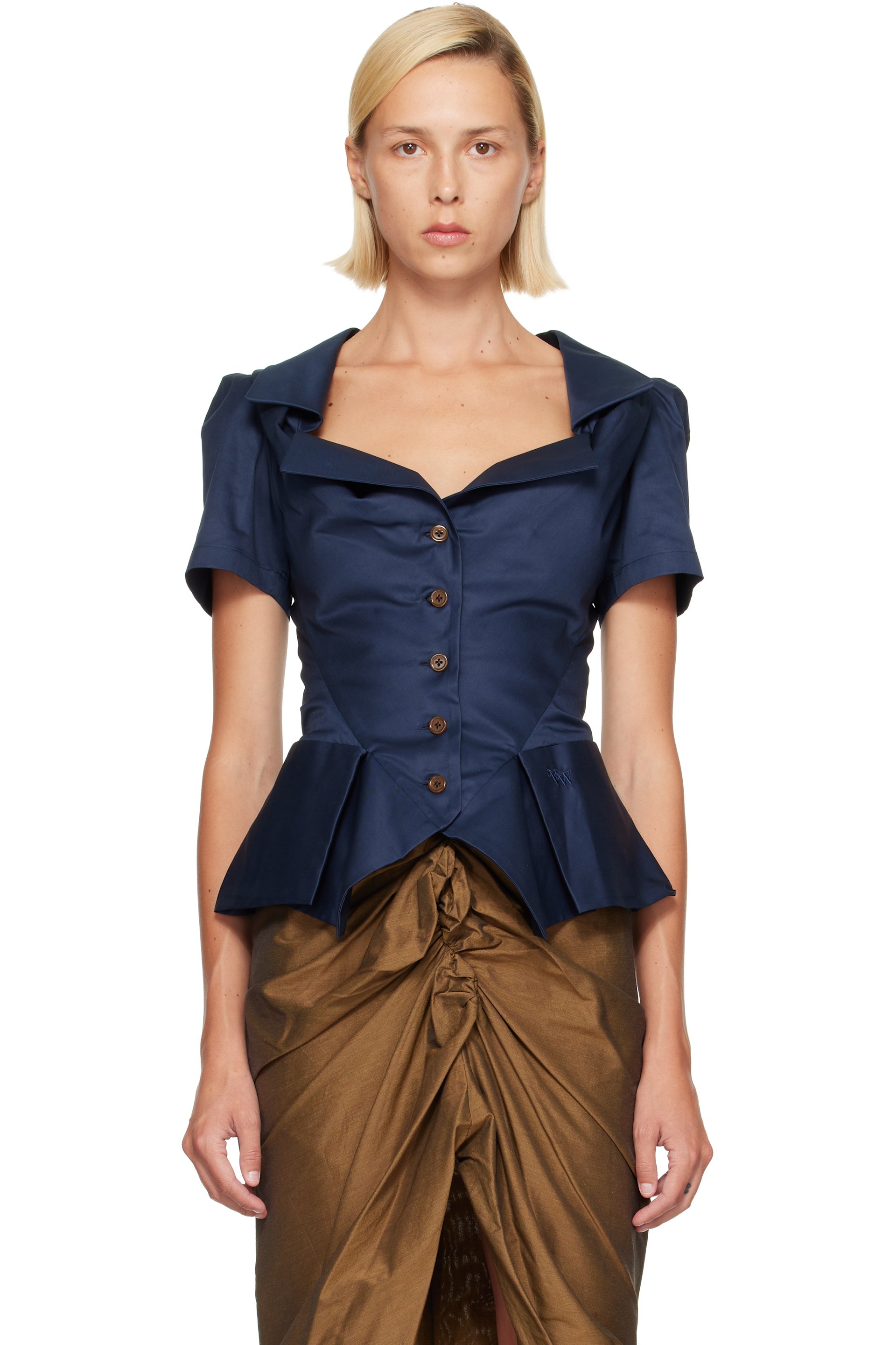 Vivienne Westwood - Navy S/S Monday Shirt