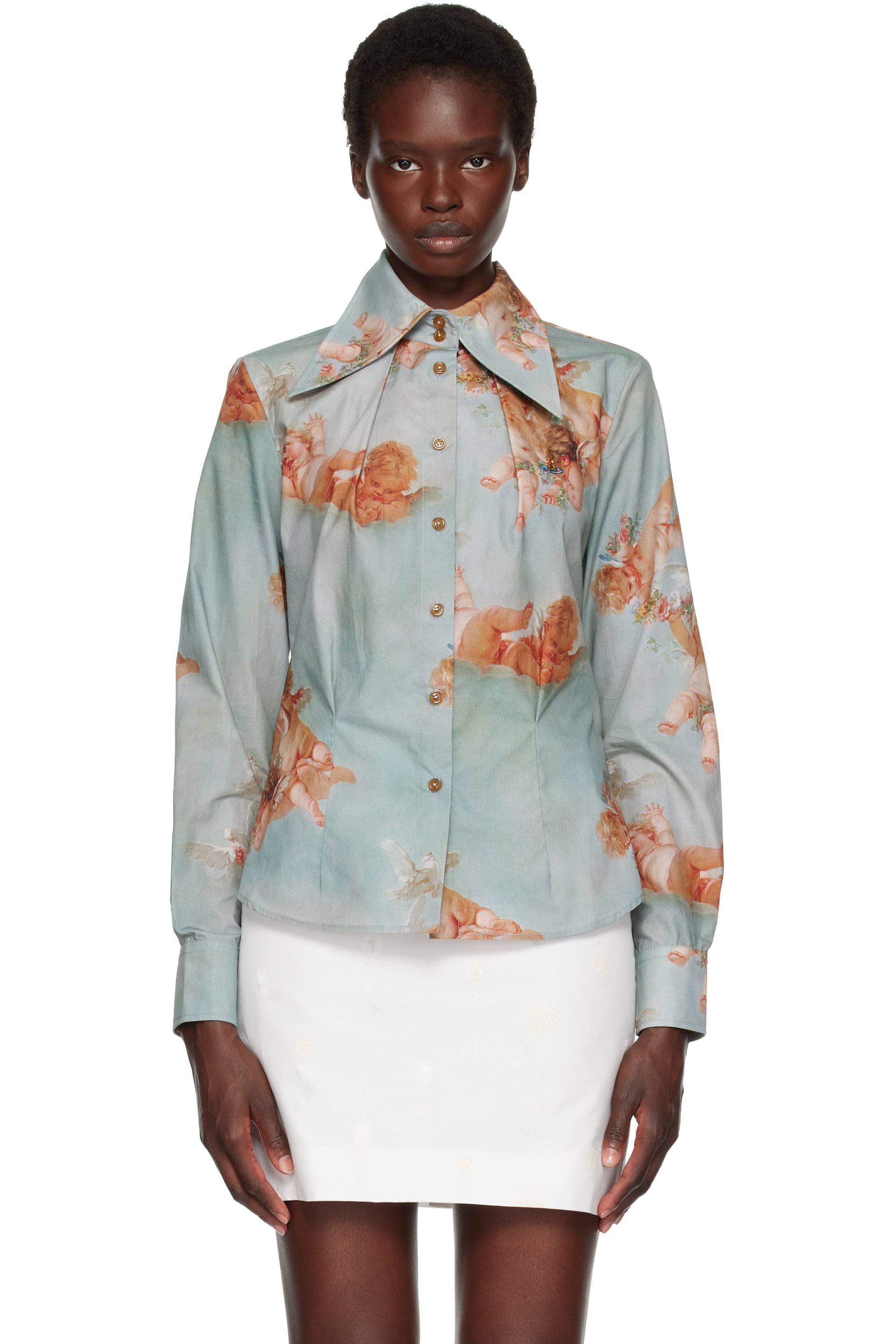 Vivienne Westwood - Chemise Violin bleue