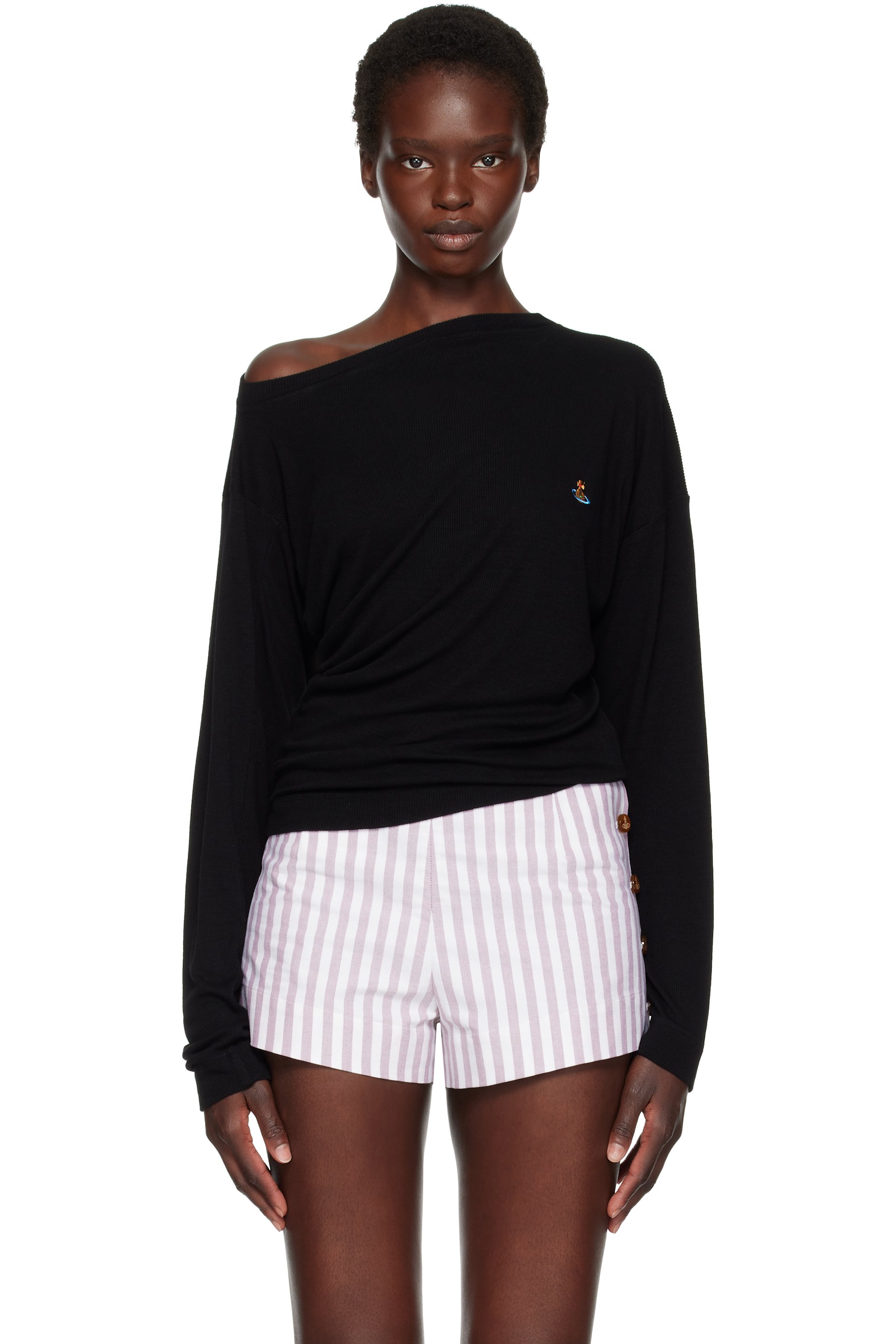 Vivienne Westwood - Black Long Sleeve Hebo Top