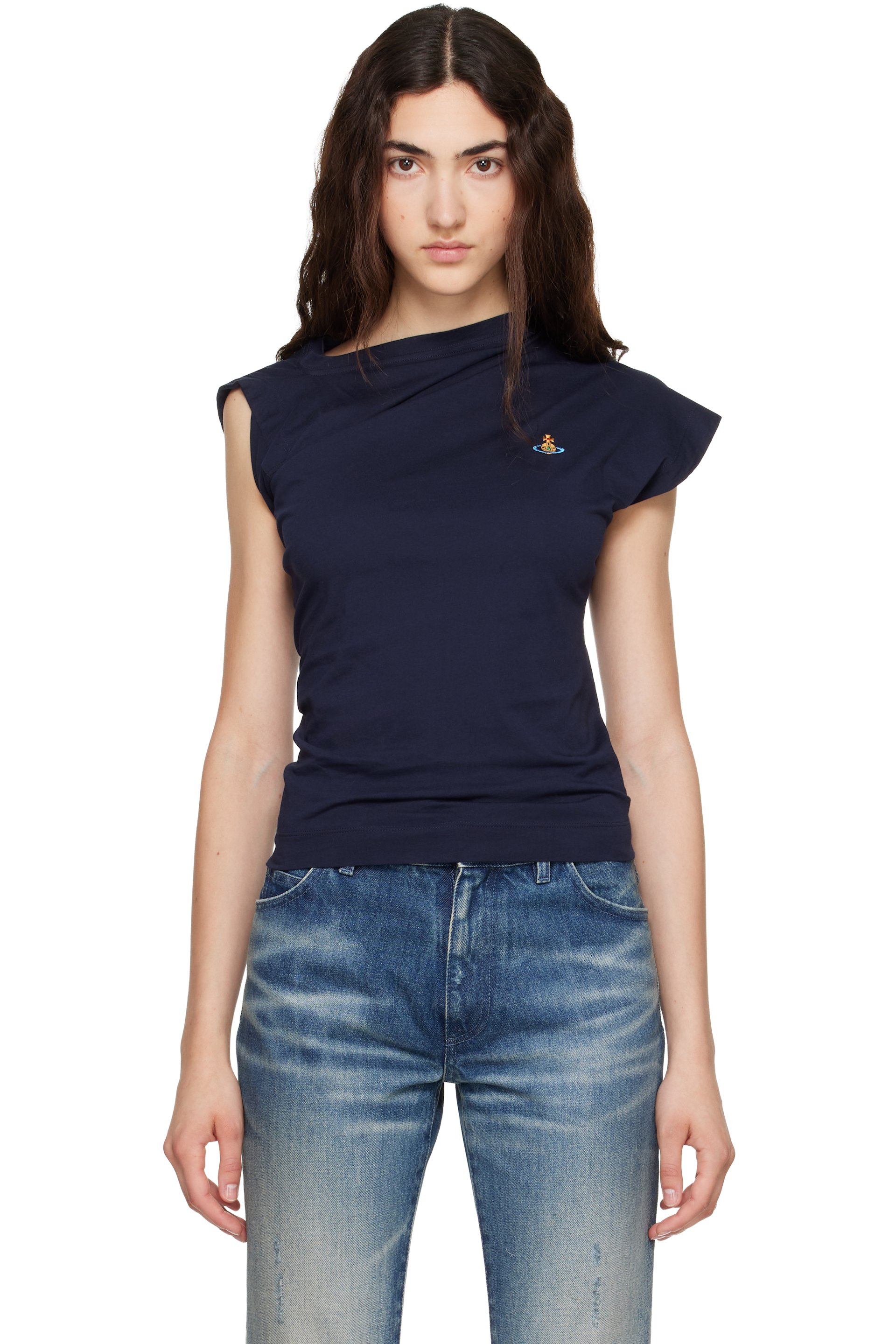 Vivienne Westwood - Navy Hebo Top