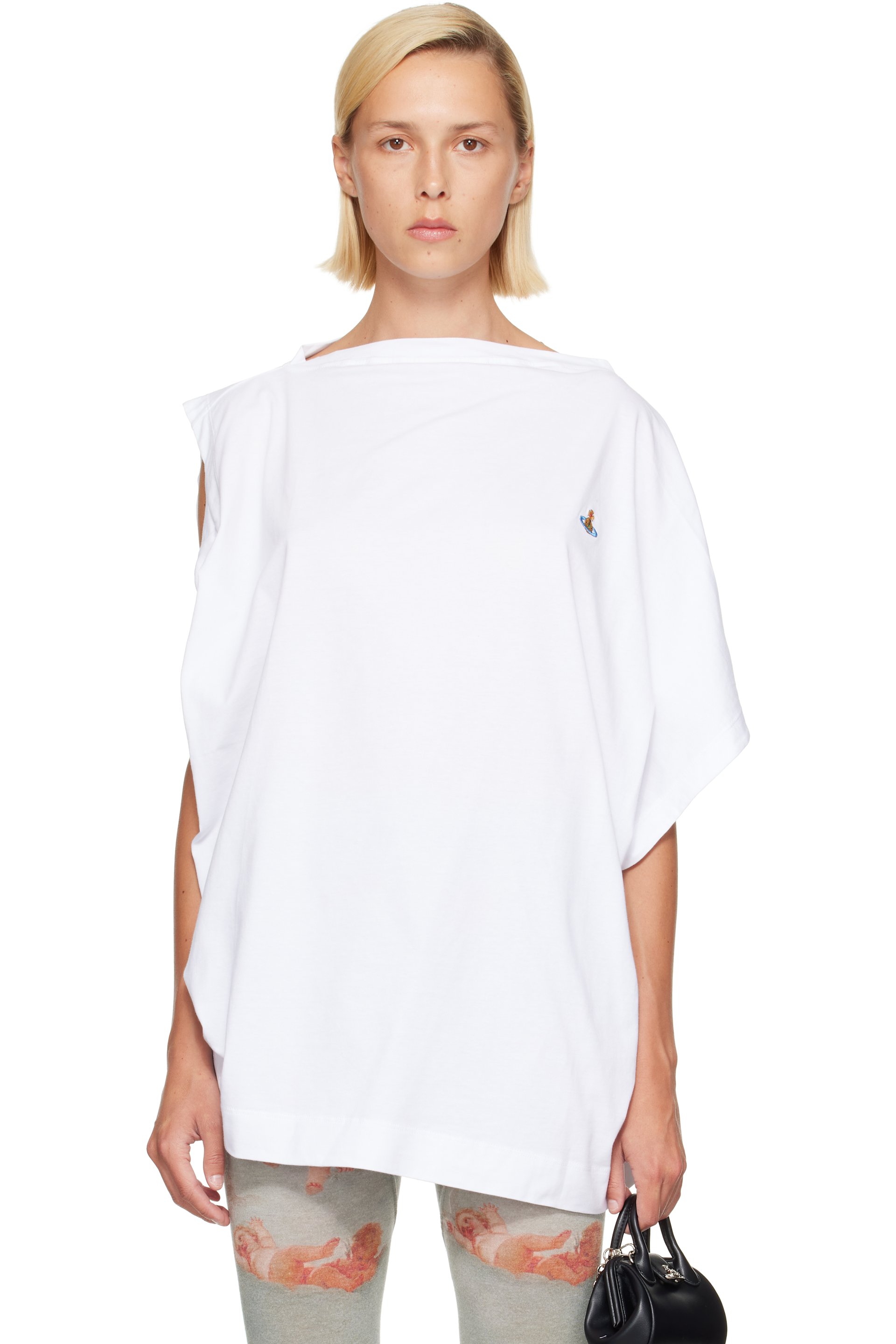 Vivienne Westwood - White Oversized Hebo T-shirt