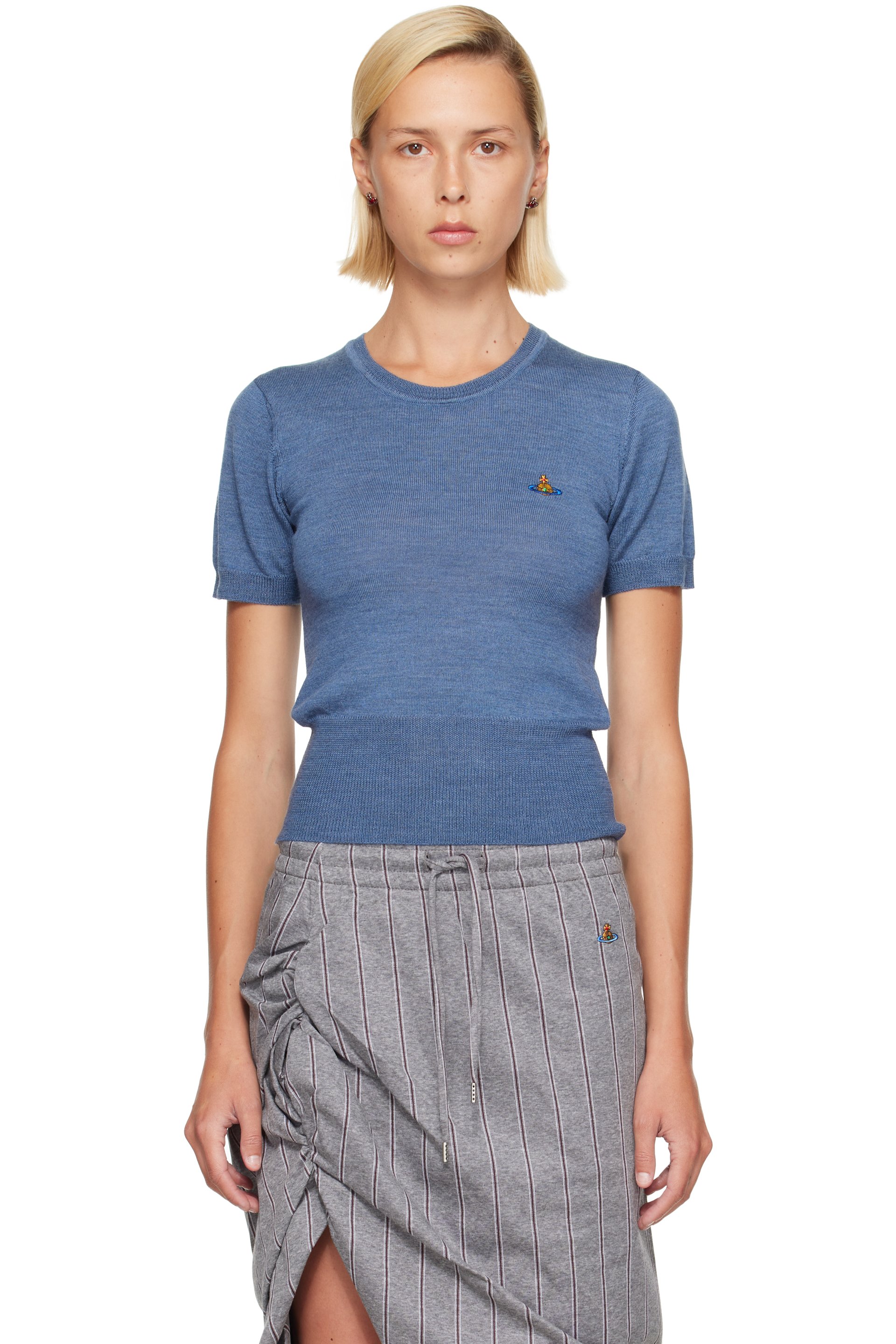 Vivienne Westwood - T-shirt Bea bleu