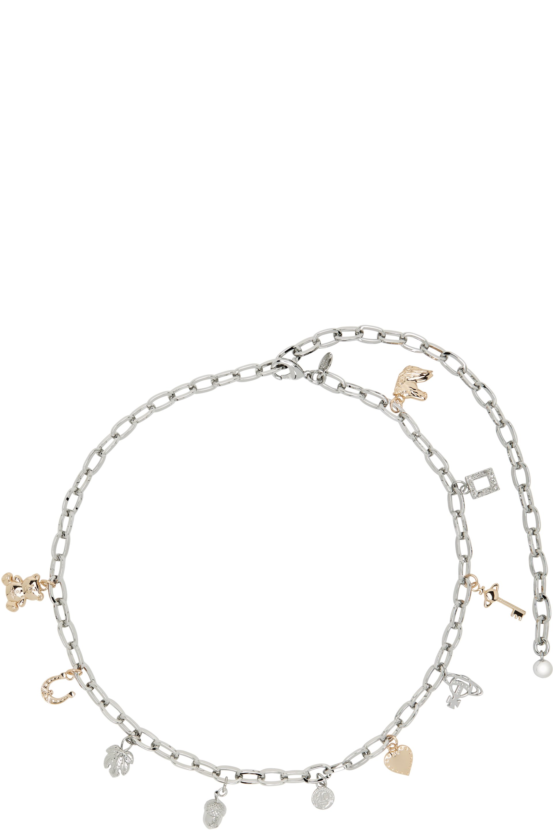 Vivienne Westwood - Silver Multi Charm Belt