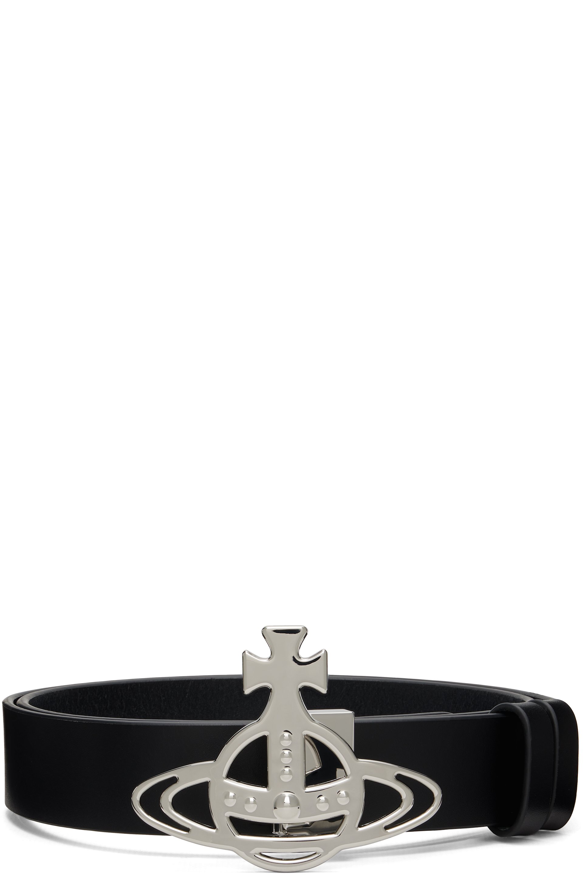 Vivienne Westwood - Black Line Orb Buckle Belt