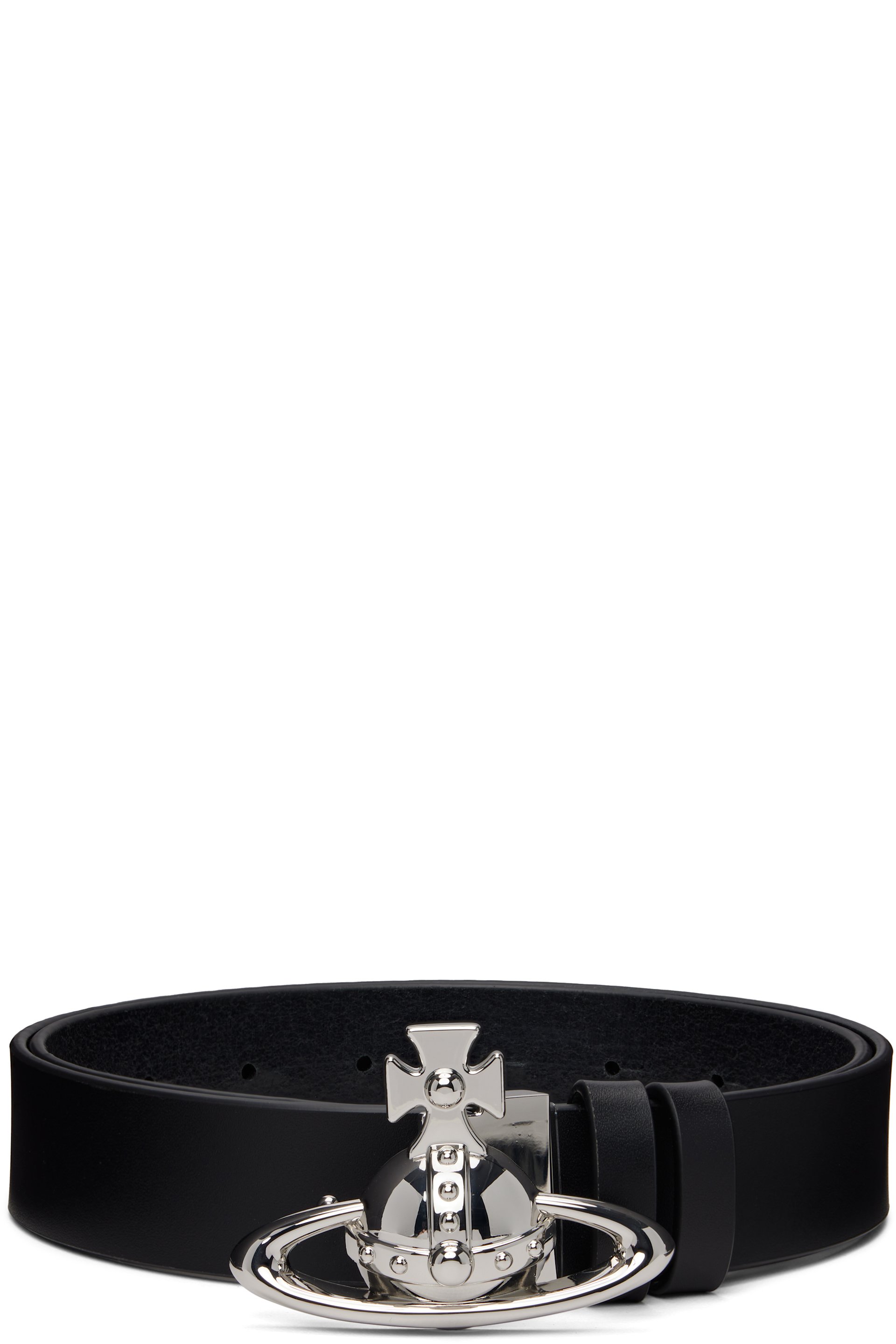 Vivienne Westwood - Black Orb Buckle Belt