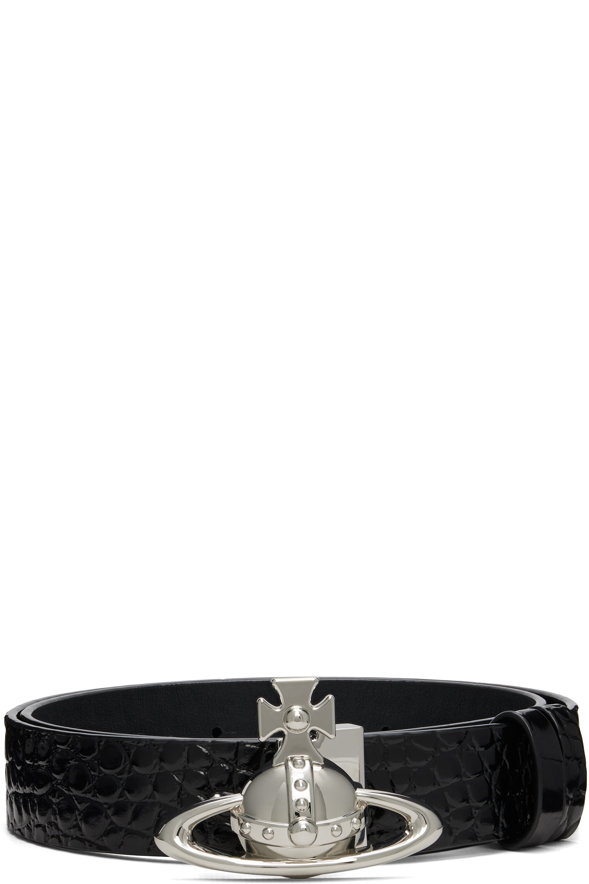 Vivienne Westwood - Black Orb Buckle Belt