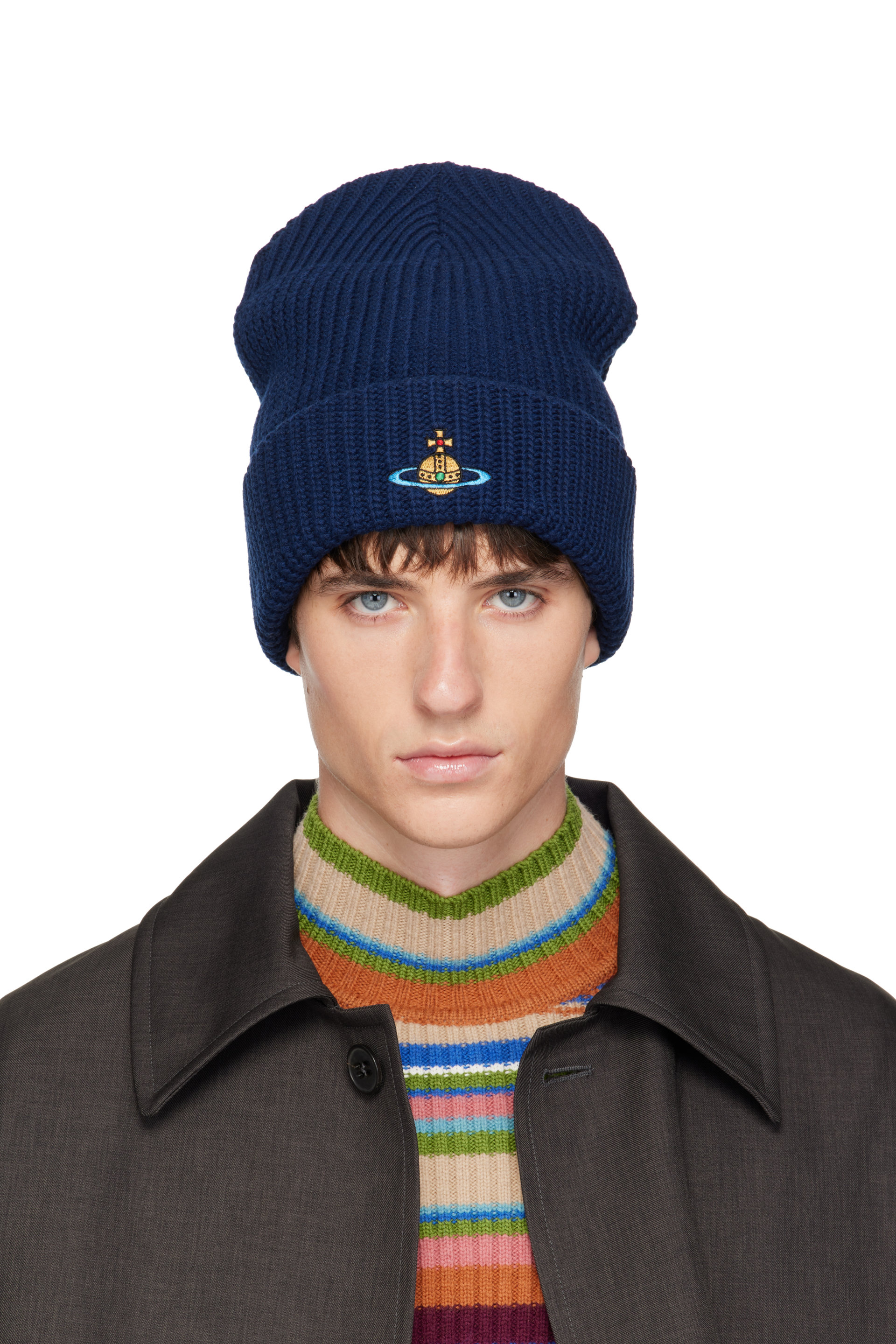 Vivienne Westwood - Navy Sporty Beanie