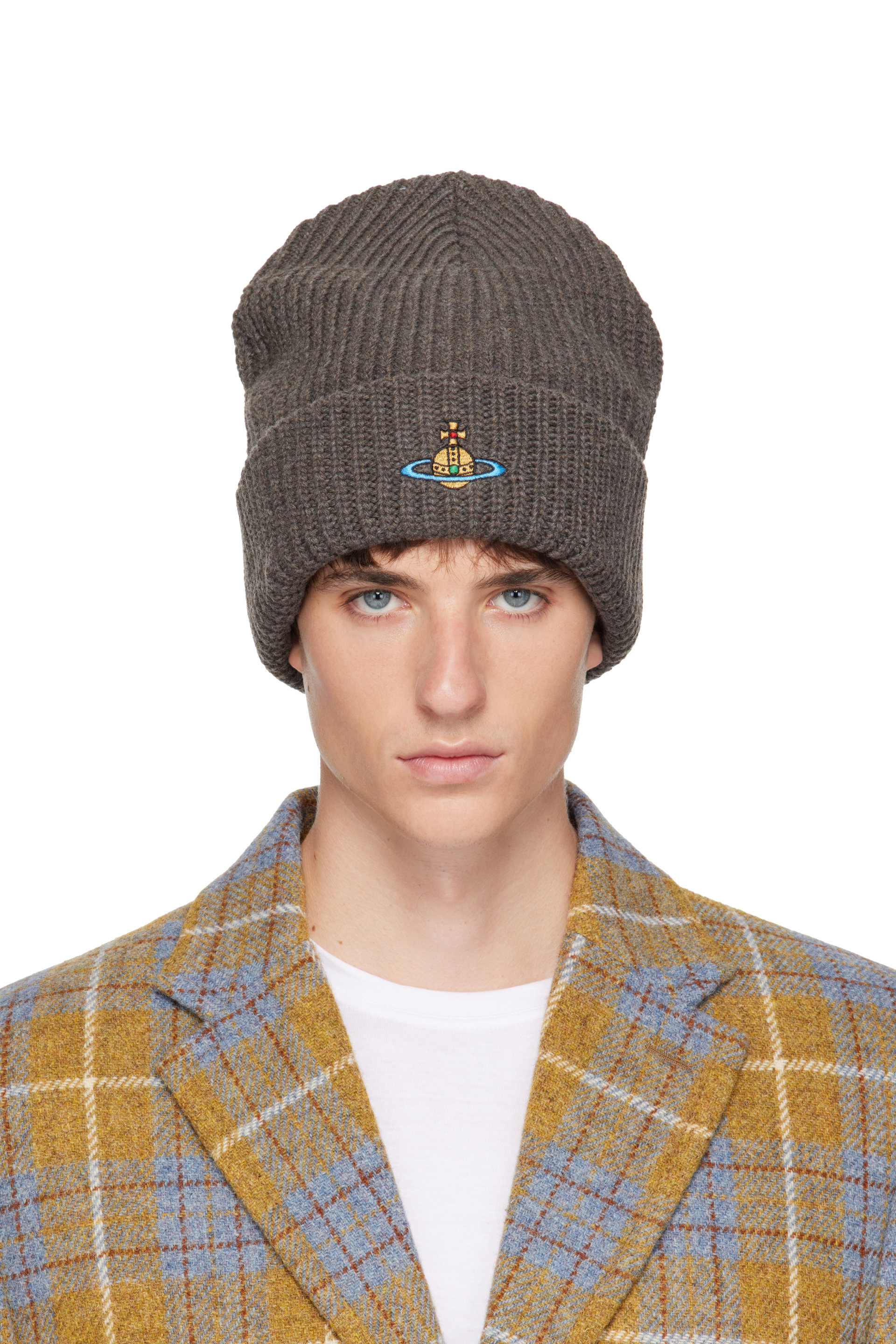 Vivienne Westwood - Gray Sporty Beanie