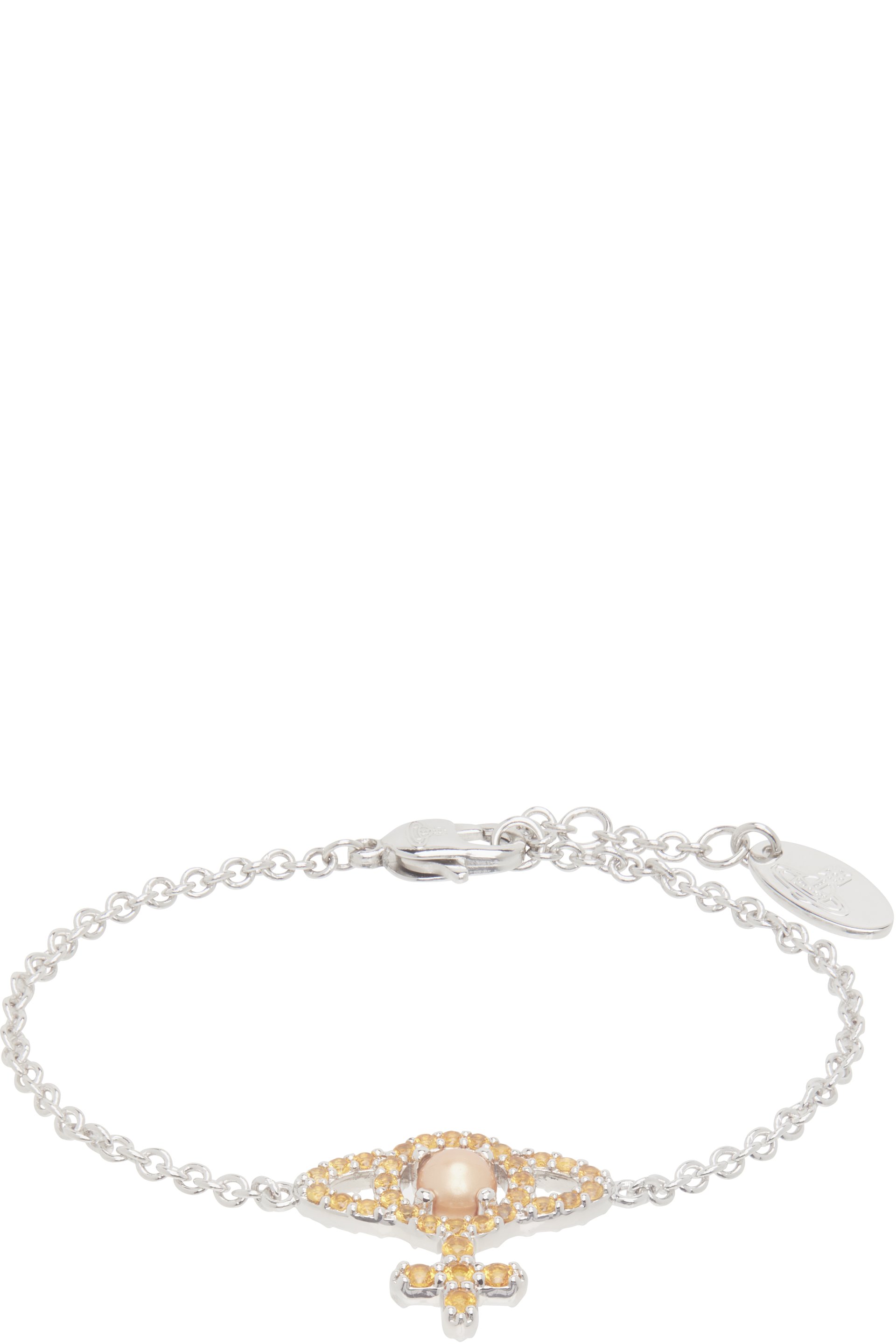 Vivienne Westwood - Olympia Faux-Pearl Chain Bracelet