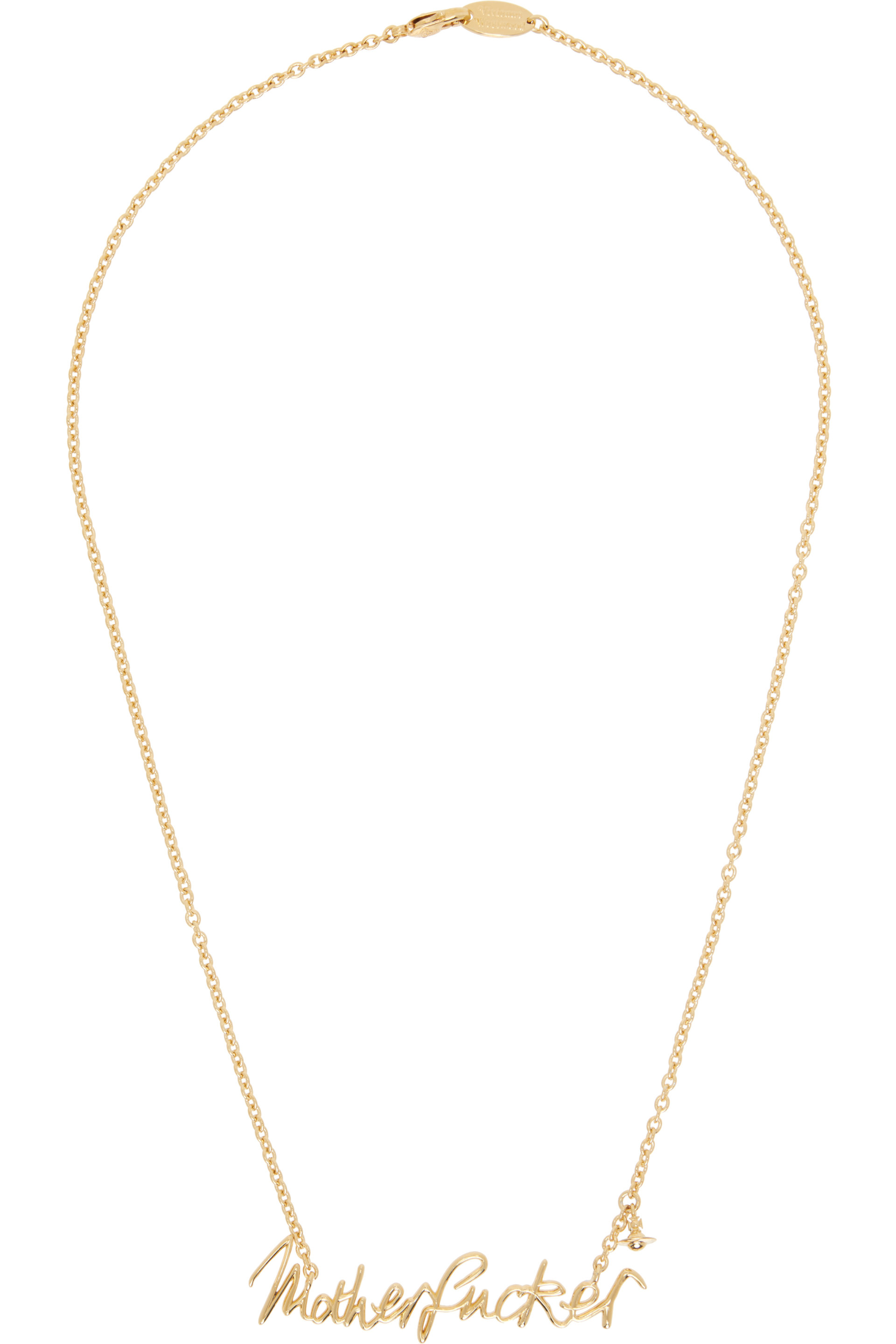 Vivienne Westwood - Man. 'Motherfucker' Pendant Necklace