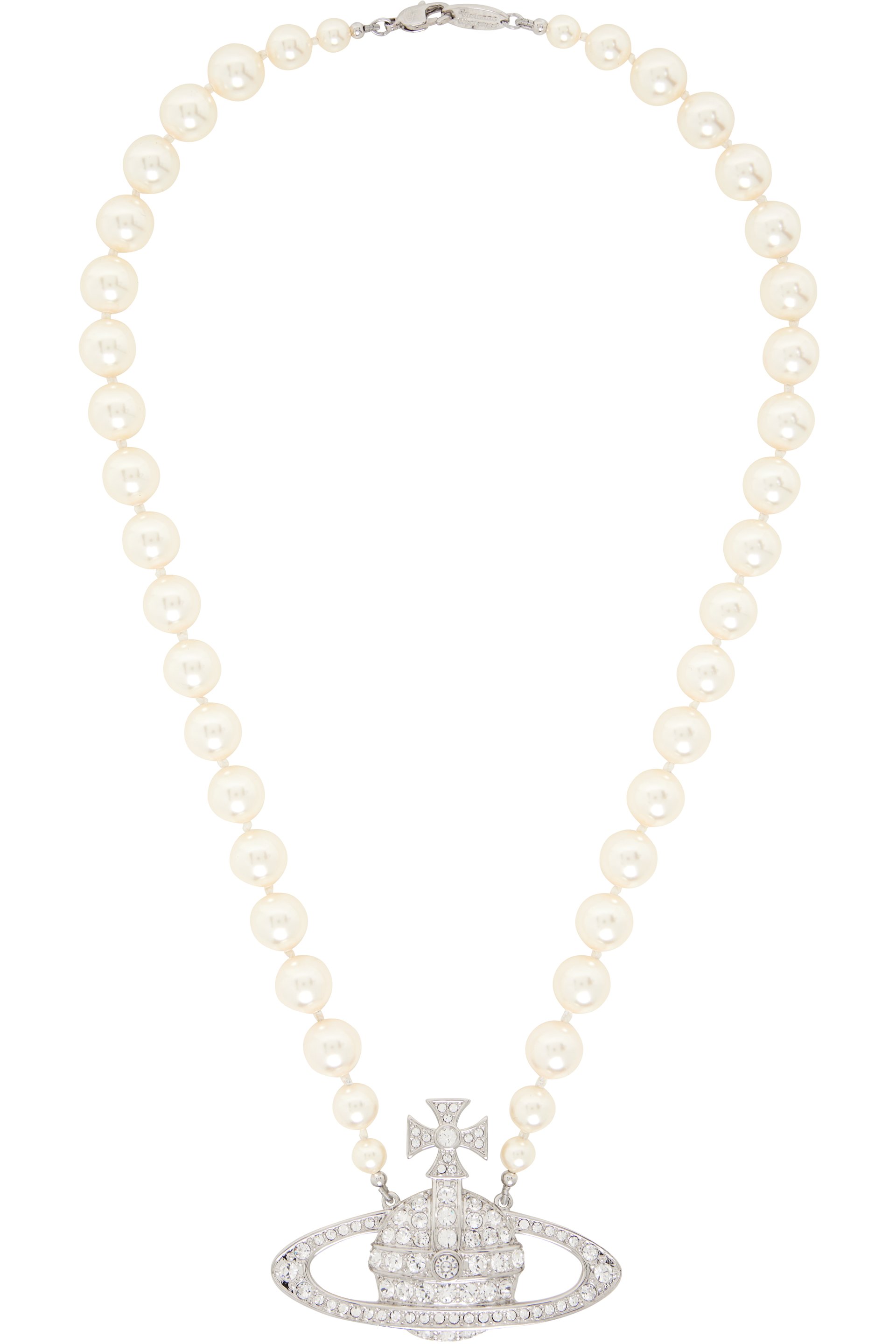 Vivienne Westwood - Bas Relief Faux-Pearl Necklace