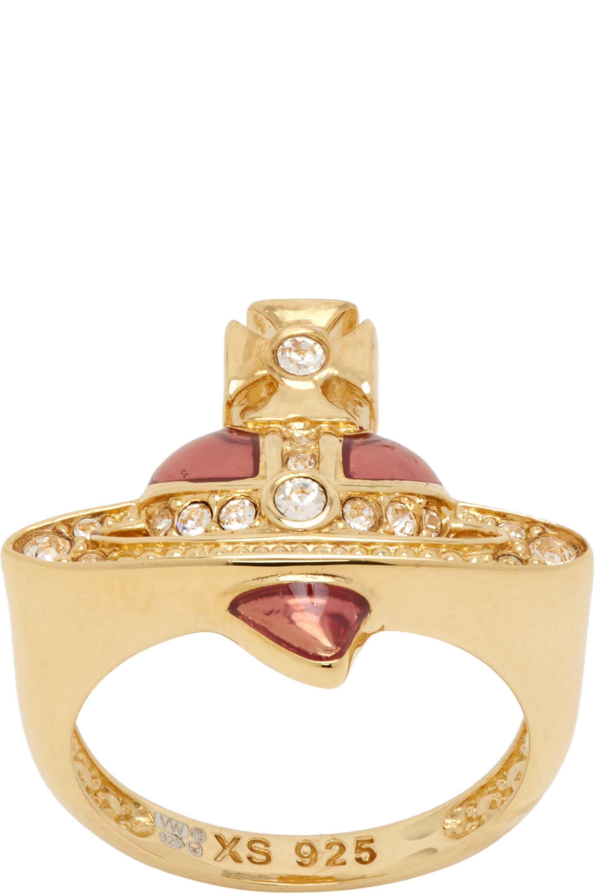 Vivienne Westwood - New Diamante Heart Ring