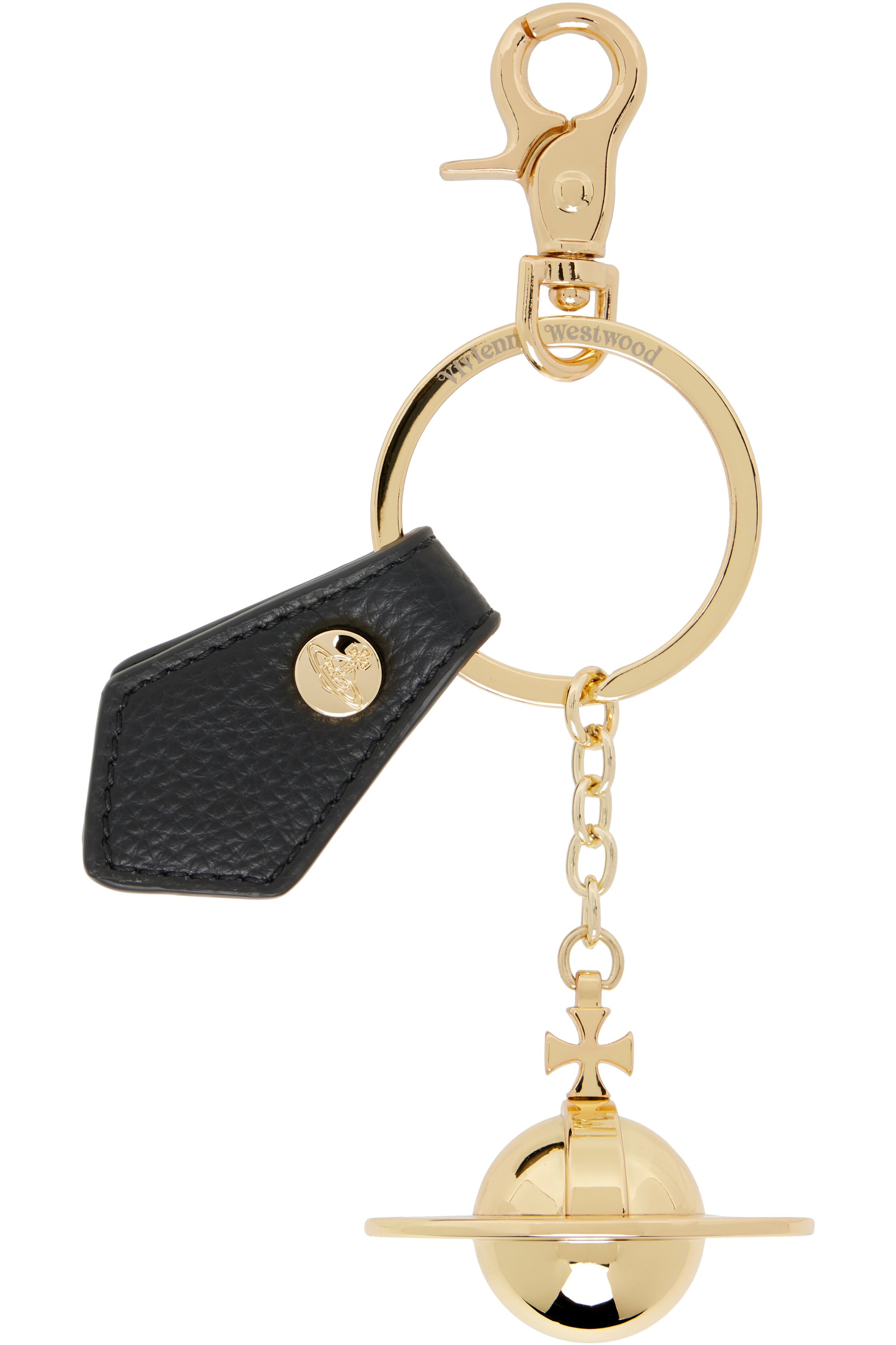 Vivienne Westwood - 金色 3D Orb 钥匙扣