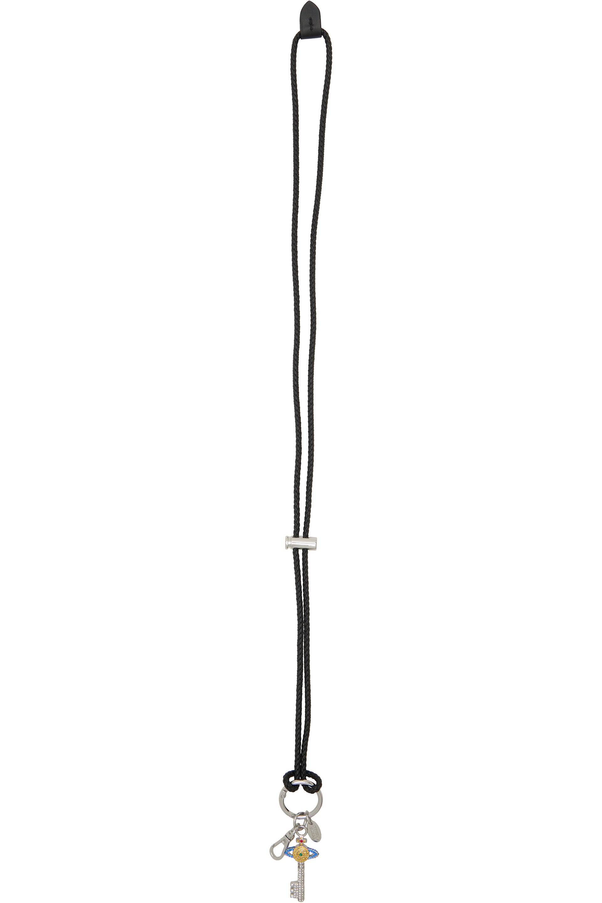 Vivienne Westwood - Silver Diamante Key Orb Keychain