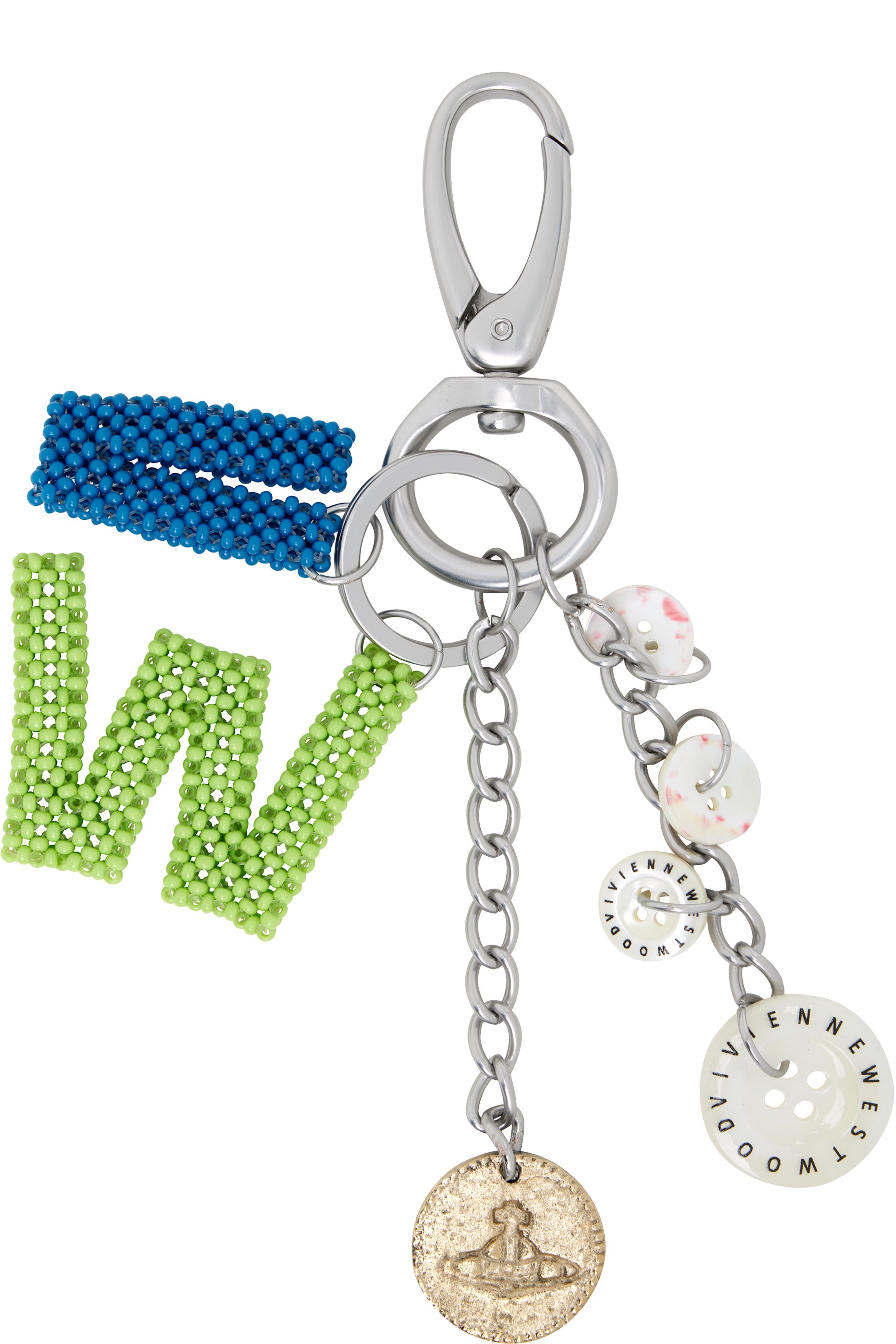 Vivienne Westwood - 'VW & Buttons' Keychain