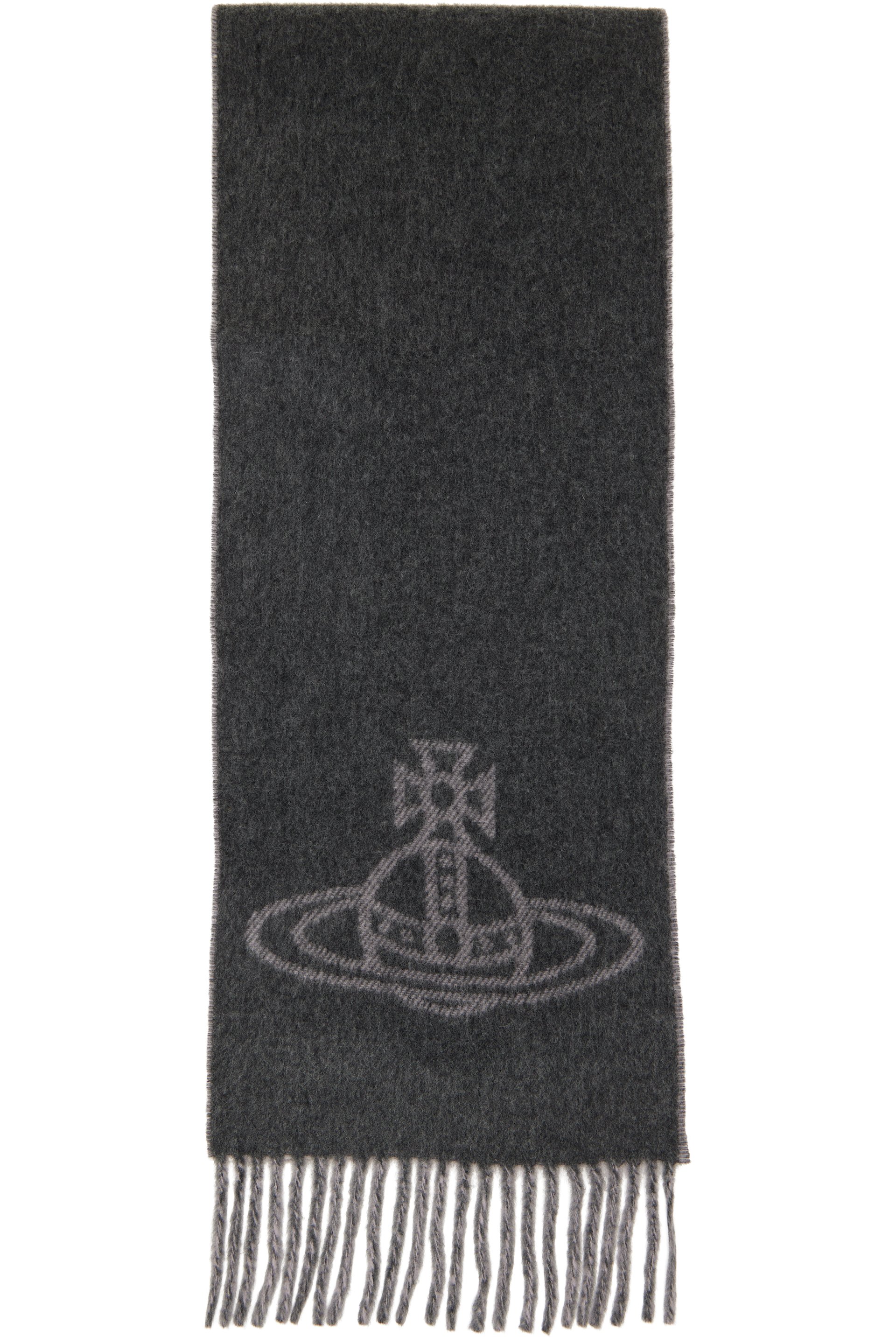 Vivienne Westwood - Gray Double Face Scarf