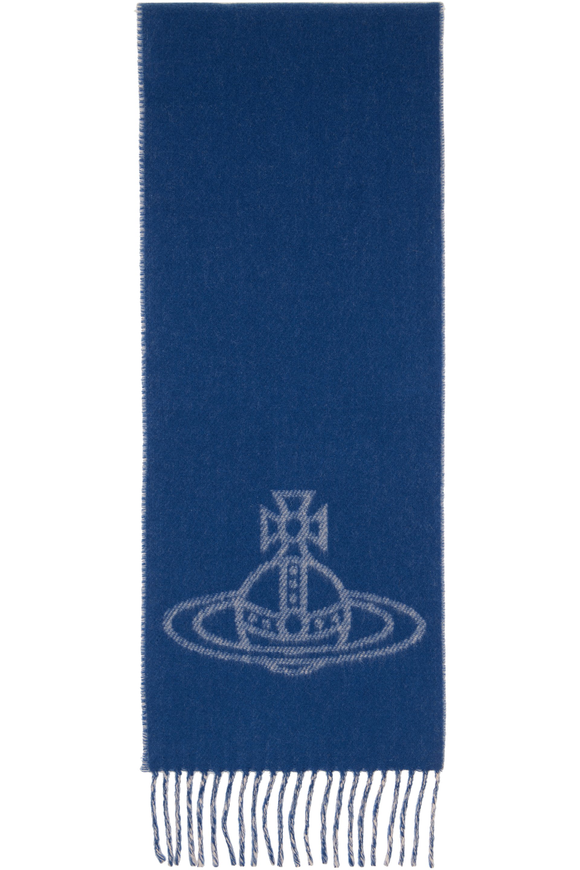 Vivienne Westwood - Blue Double Face Scarf