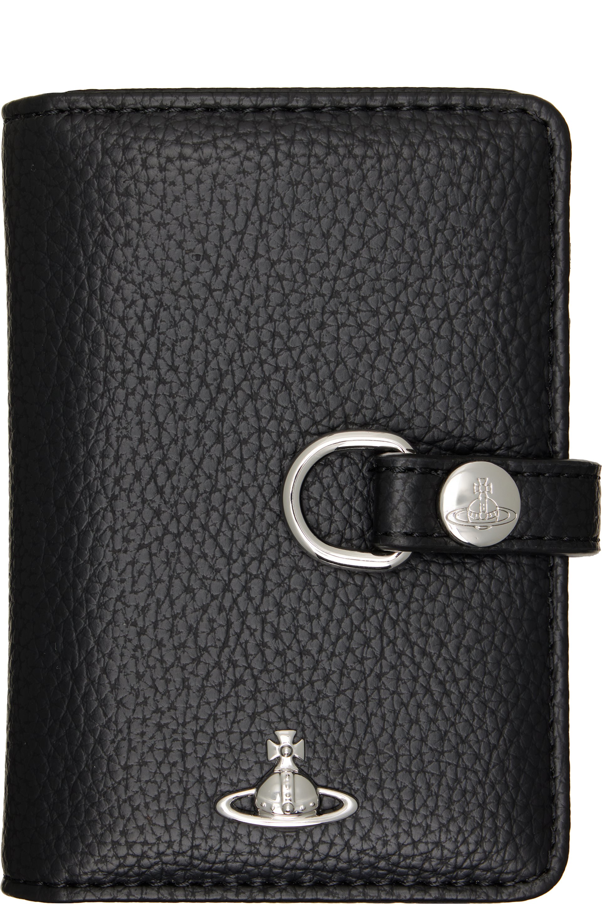 Vivienne Westwood - Black Vertical Flap Card Holder