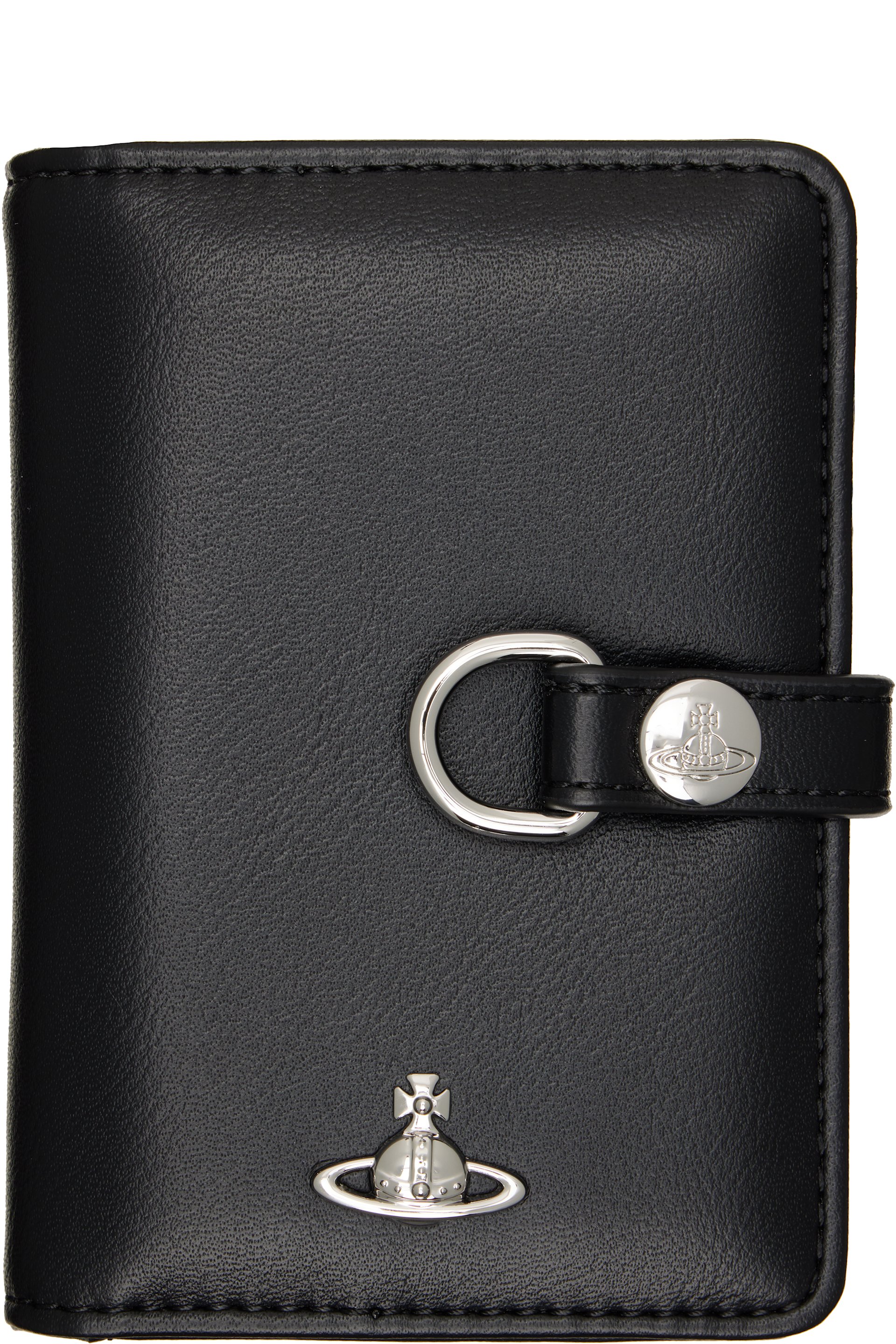 Vivienne Westwood - Black Vertical Flap Card Holder