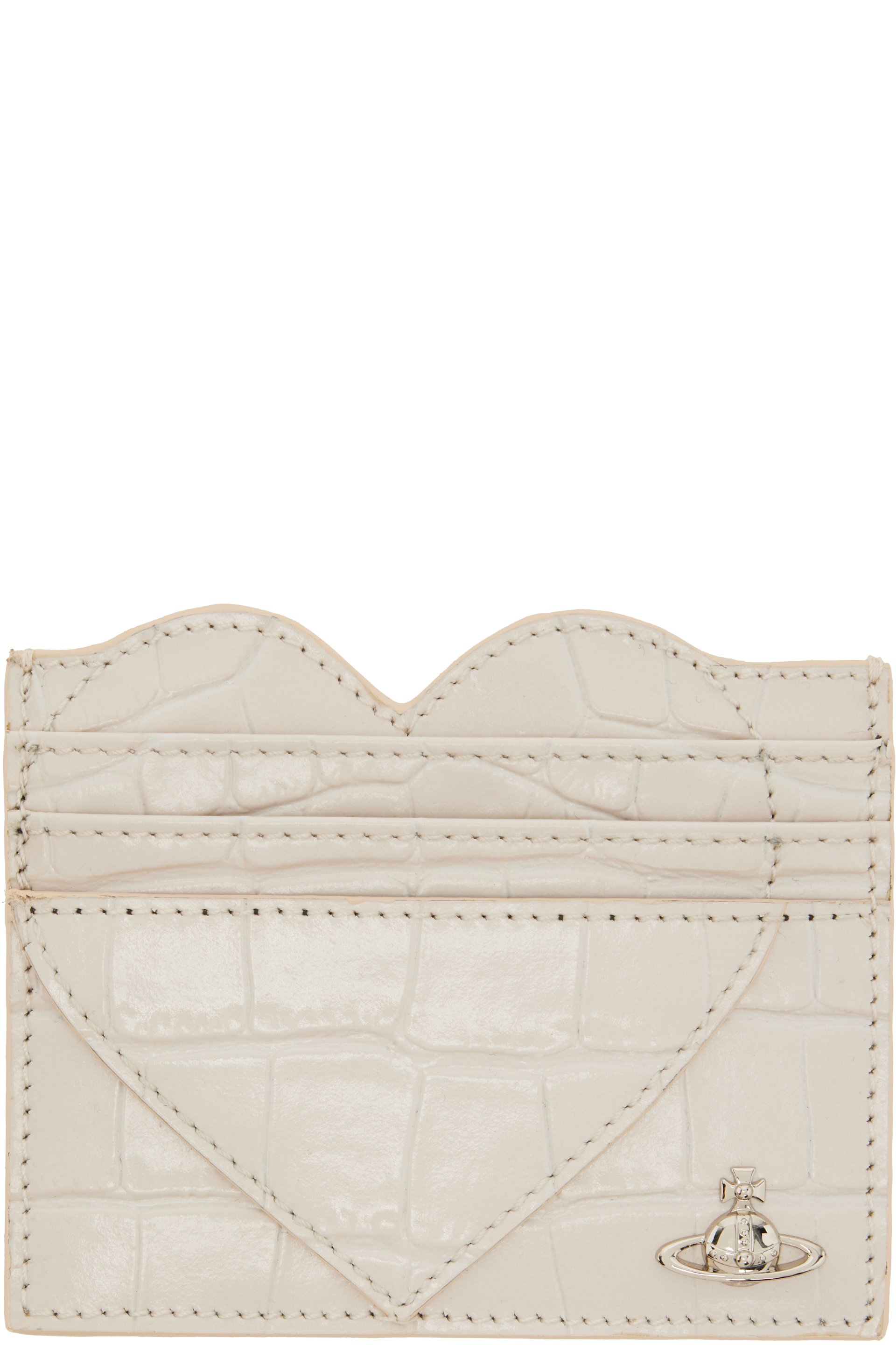 Vivienne Westwood - Off-White Heart Card Holder