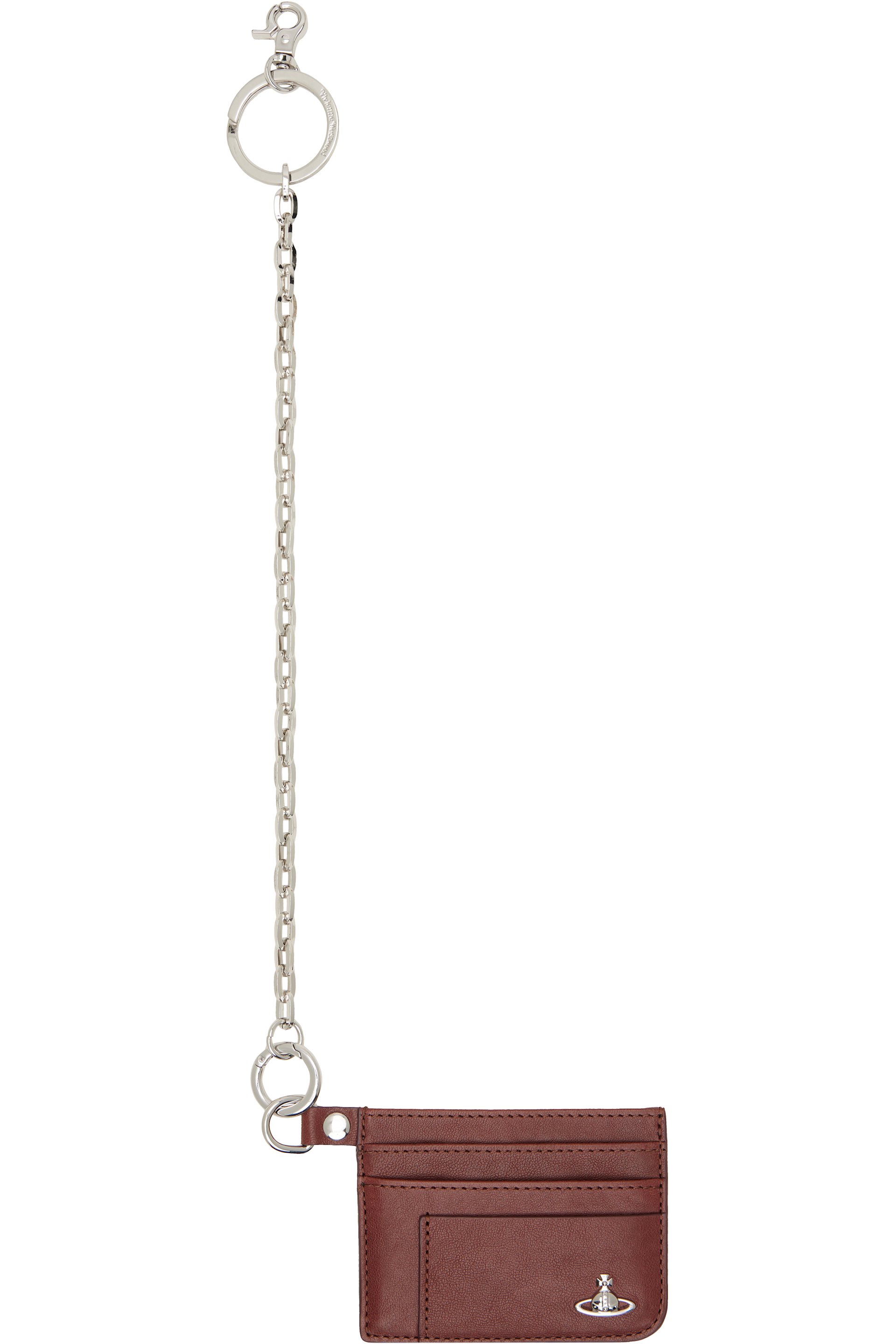 Vivienne Westwood - Brown Flat Chain Card Holder