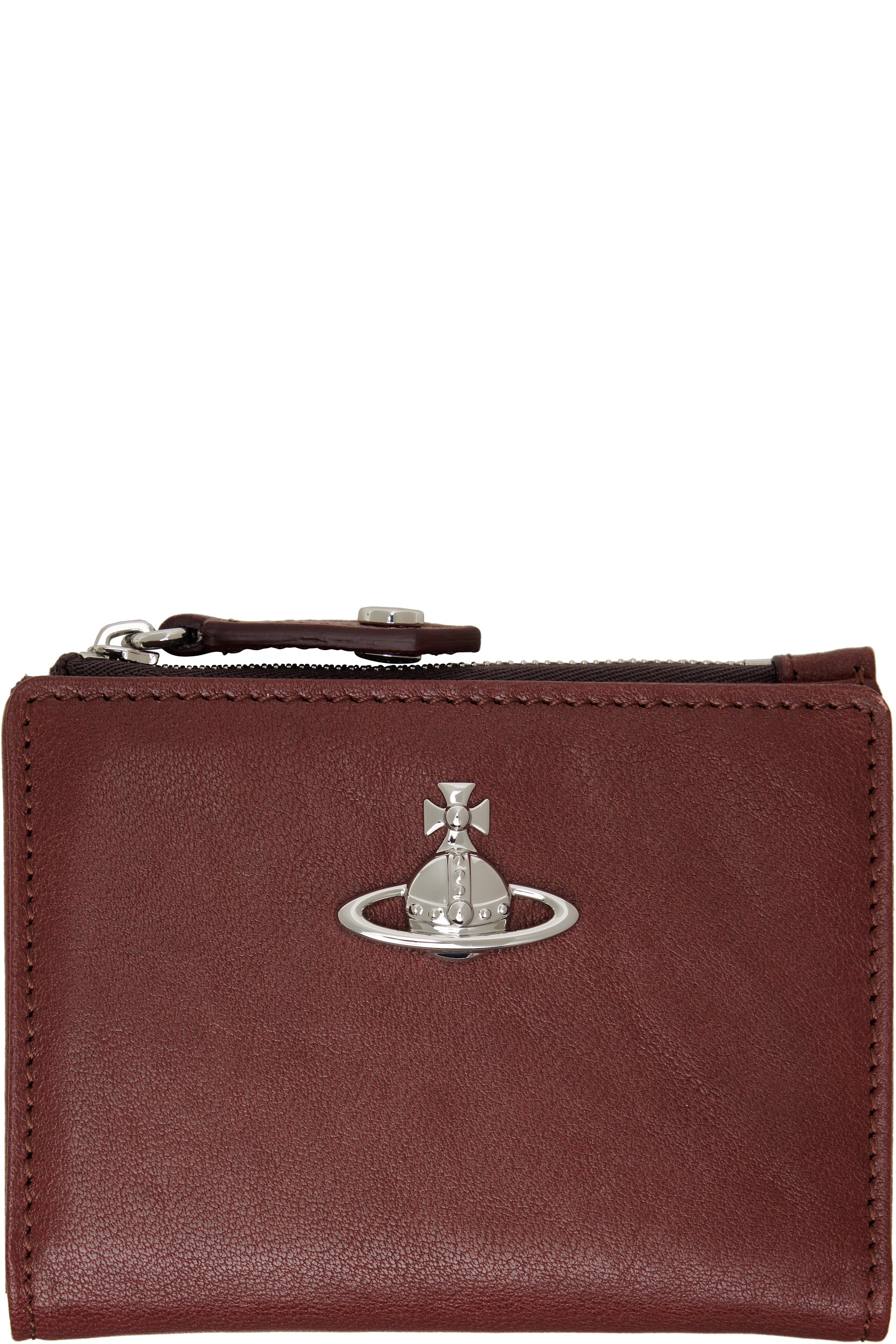 Vivienne Westwood - Brown Slim Flap Card Holder