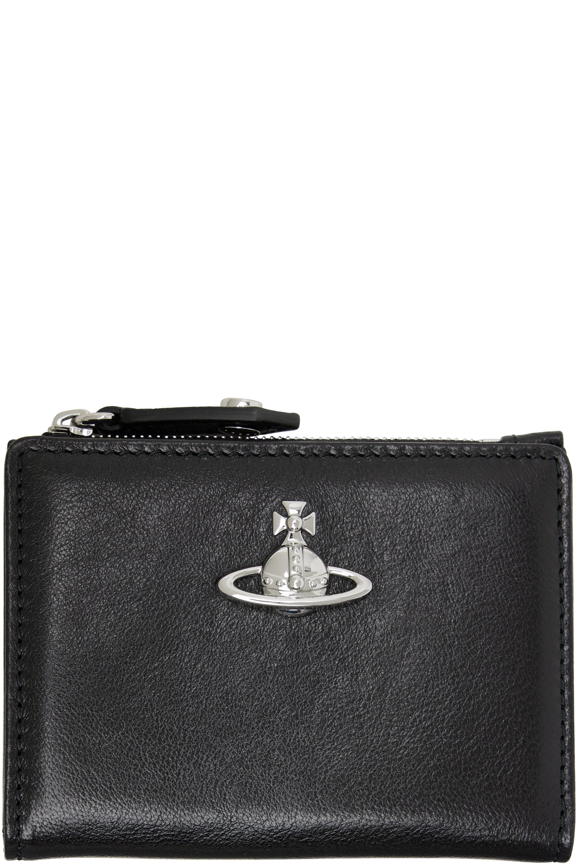 Vivienne Westwood - Black Slim Flap Card Holder