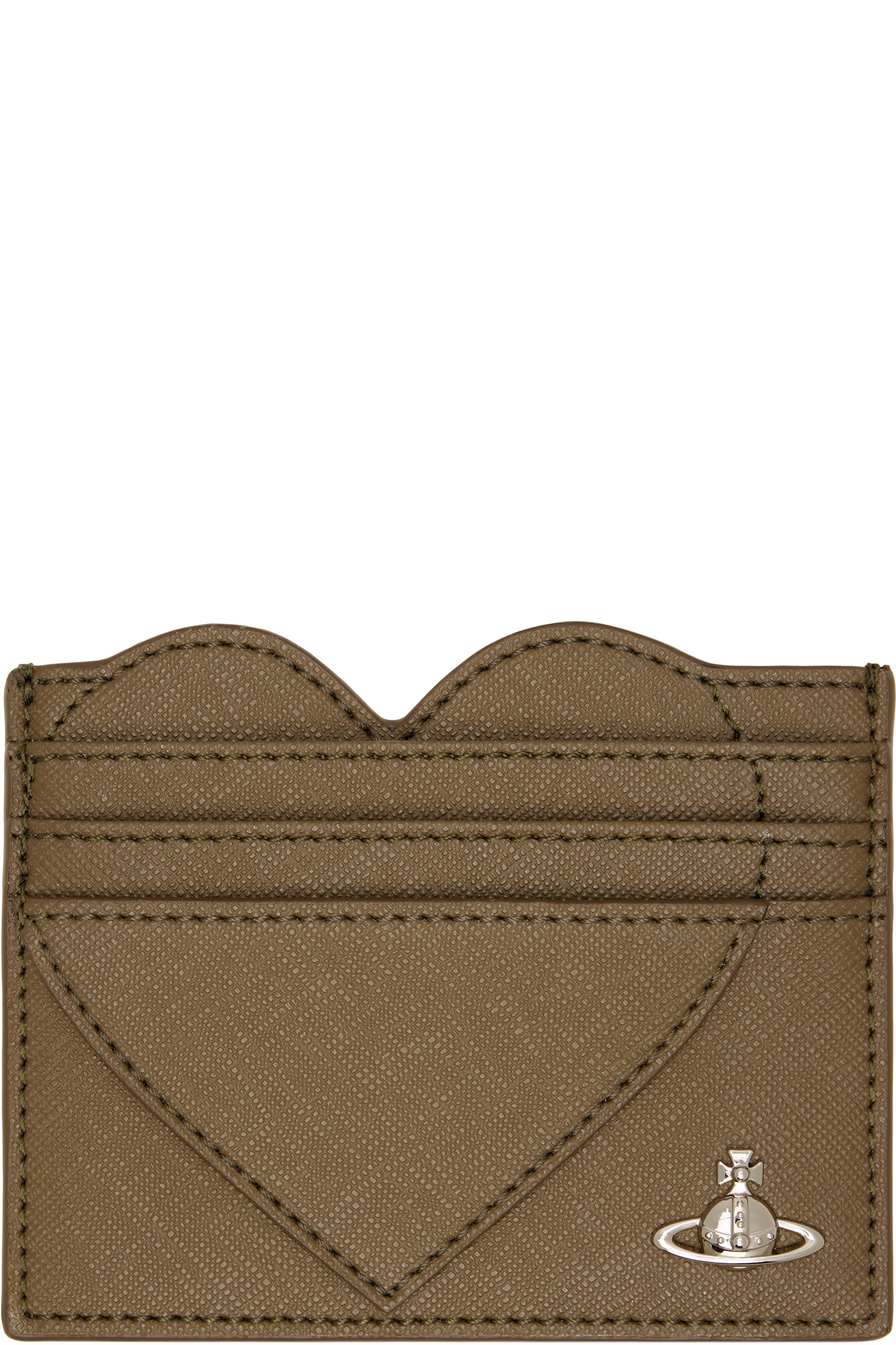 Vivienne Westwood - Khaki Heart Card Holder