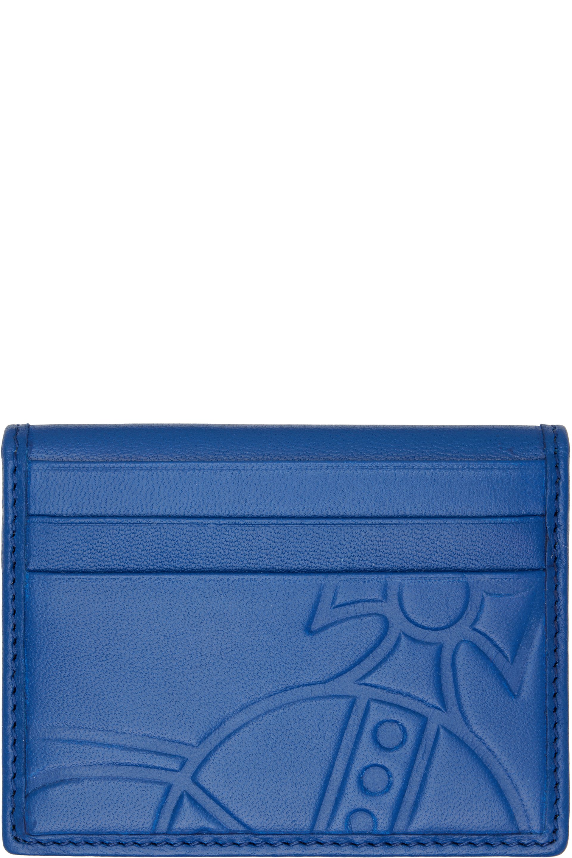 Vivienne Westwood - Blue Orb Man Bifold Card Holder