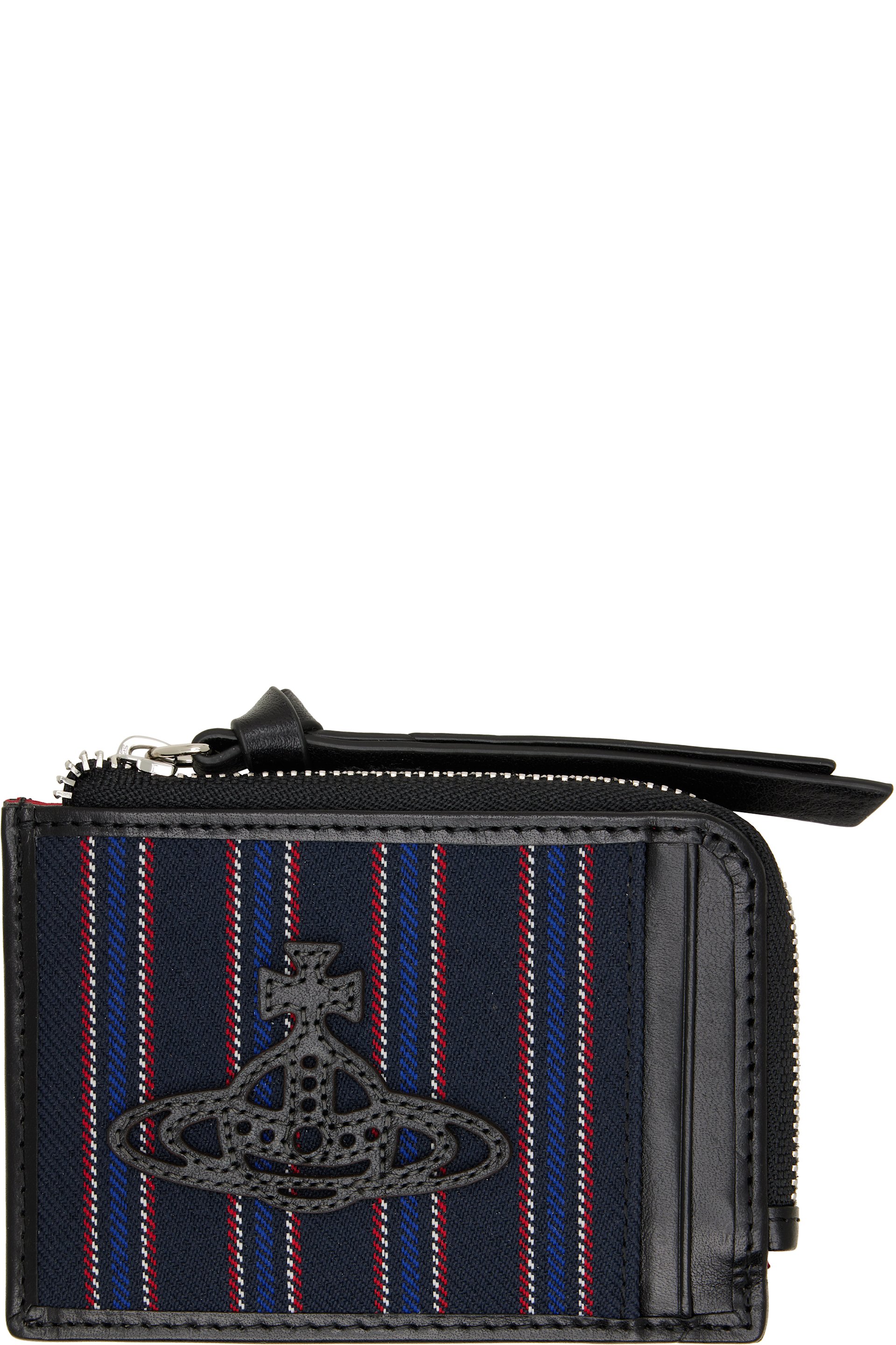 Vivienne Westwood - Navy Zip Card Holder