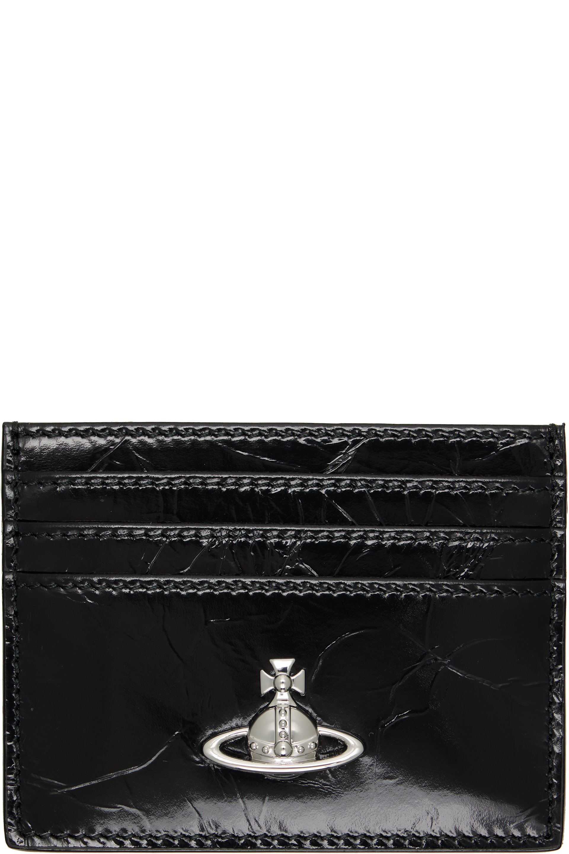 Vivienne Westwood - Black Flat Card Holder