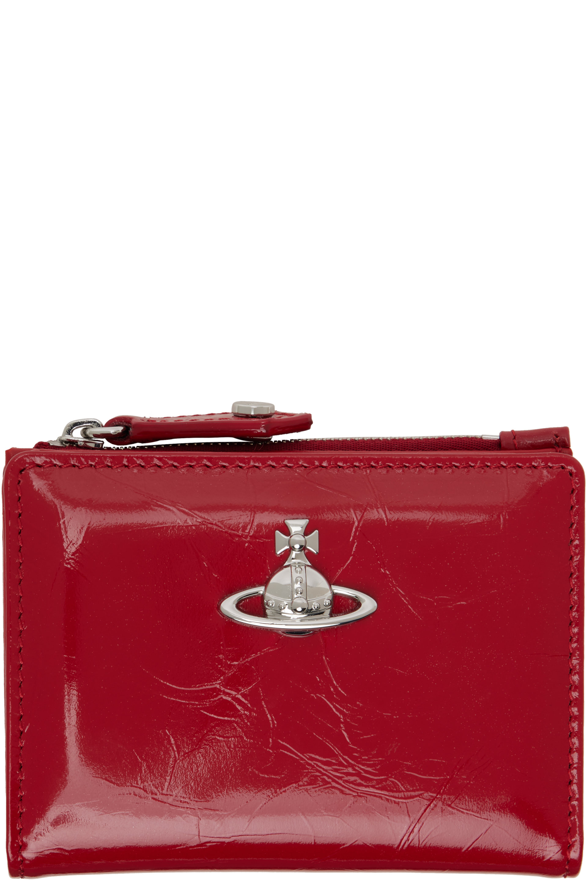 Vivienne Westwood - Red Slim Flap Card Holder