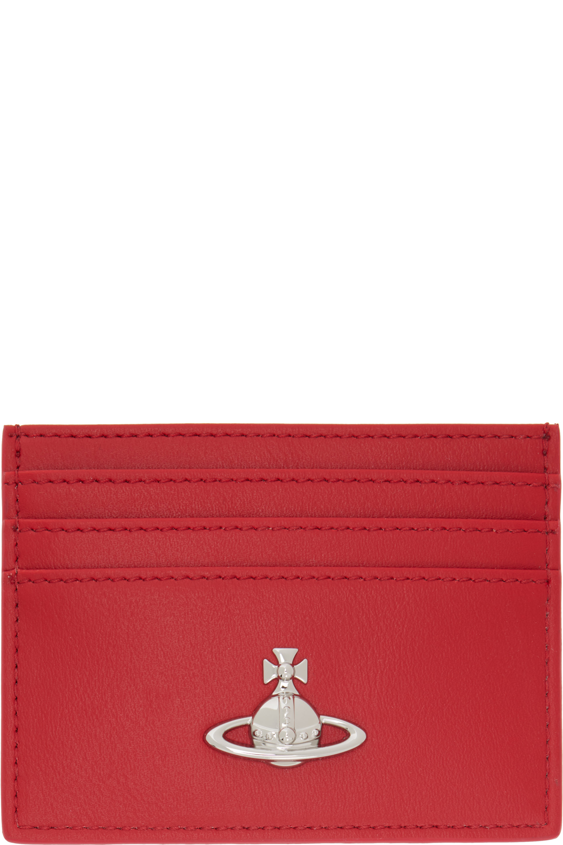 Vivienne Westwood - Porte-carte plat rouge
