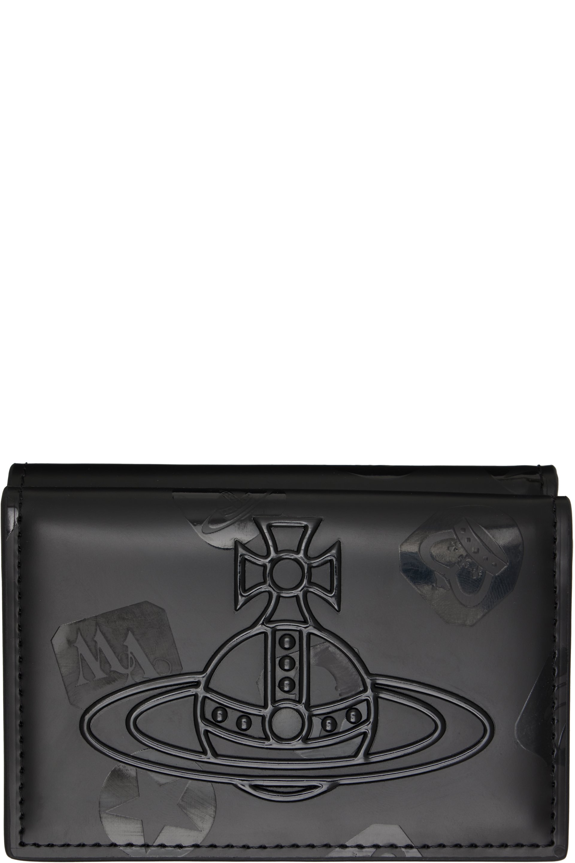 Vivienne Westwood - Black Trifold Wallet