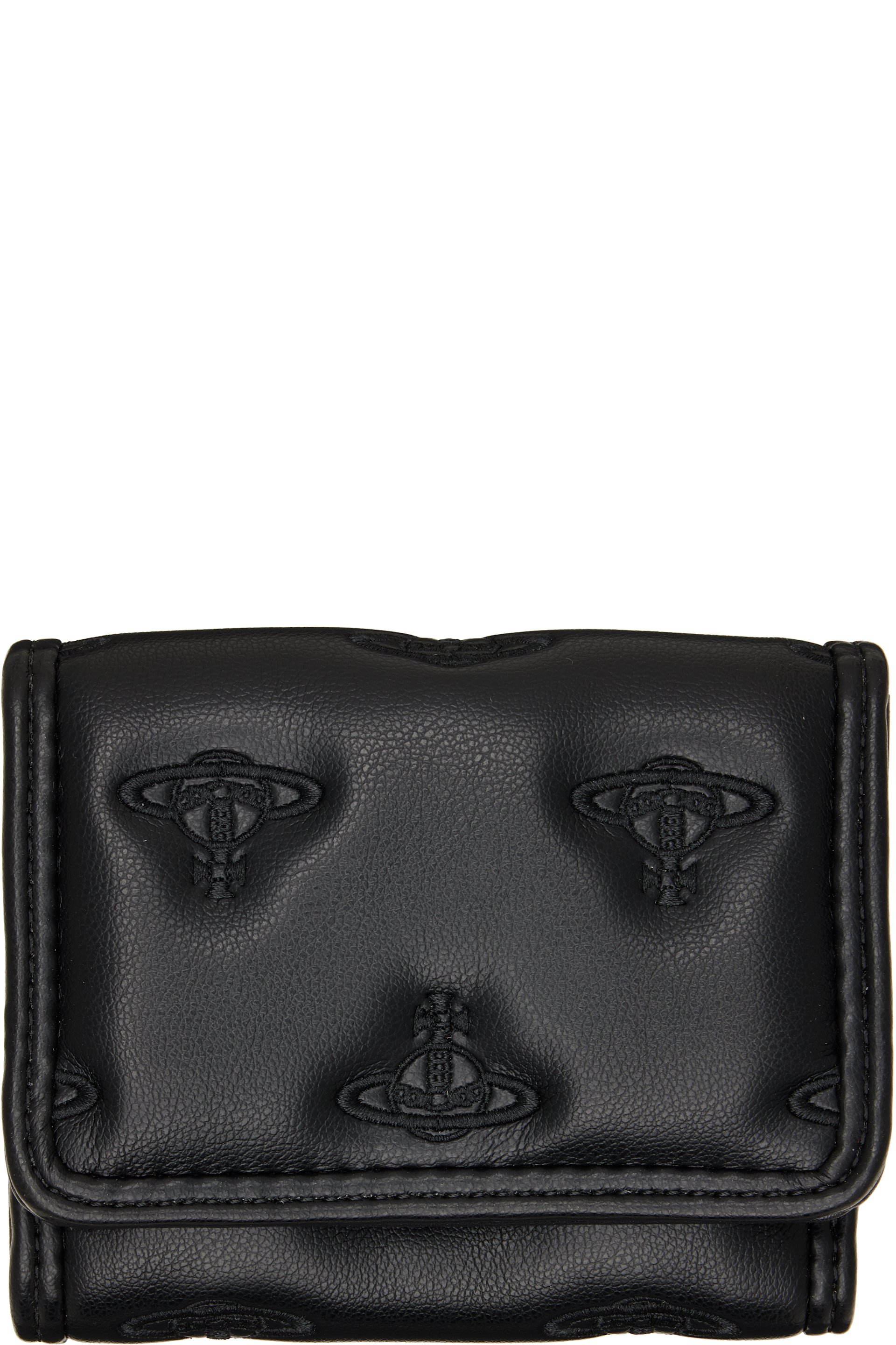 Vivienne Westwood - Black Trifold Wallet