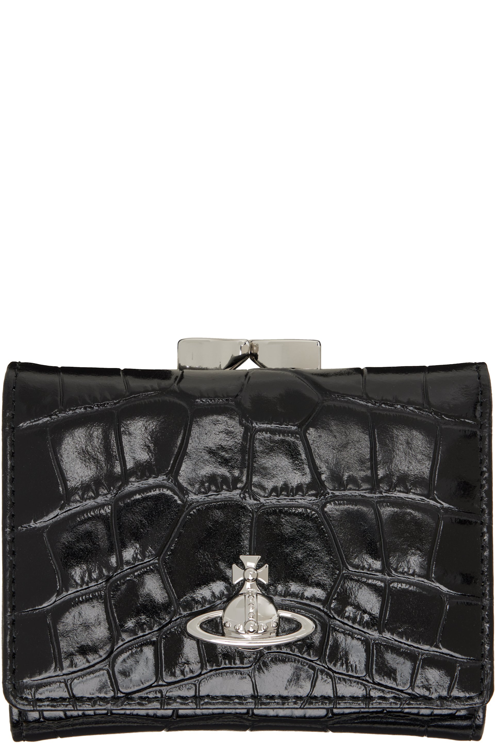 Vivienne Westwood - Black Small Frame Wallet