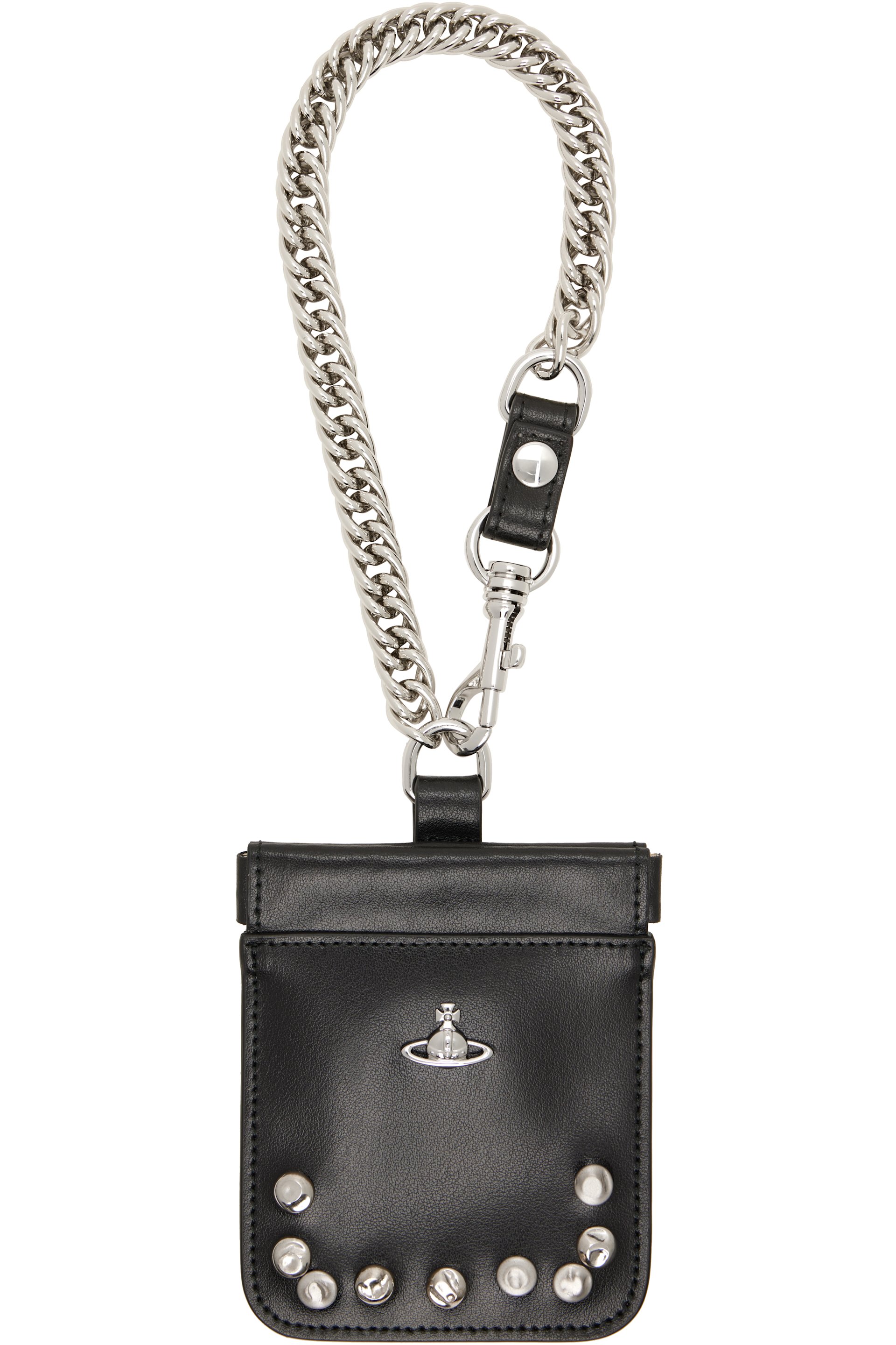 Vivienne Westwood - Black Coin Pouch Chain Wallet